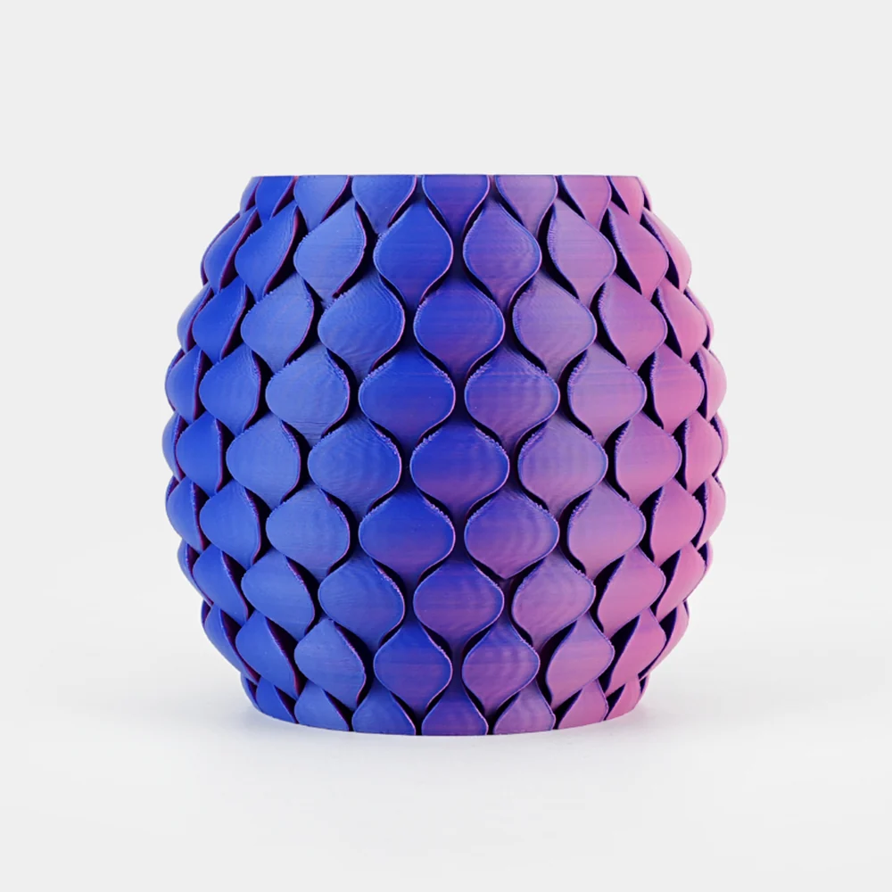 SUNLU Matte PLA Dual-Color 3D Printer Esthenic Filament 1KG, Seamless Two-Tone Shifts & Soft Matte Finish