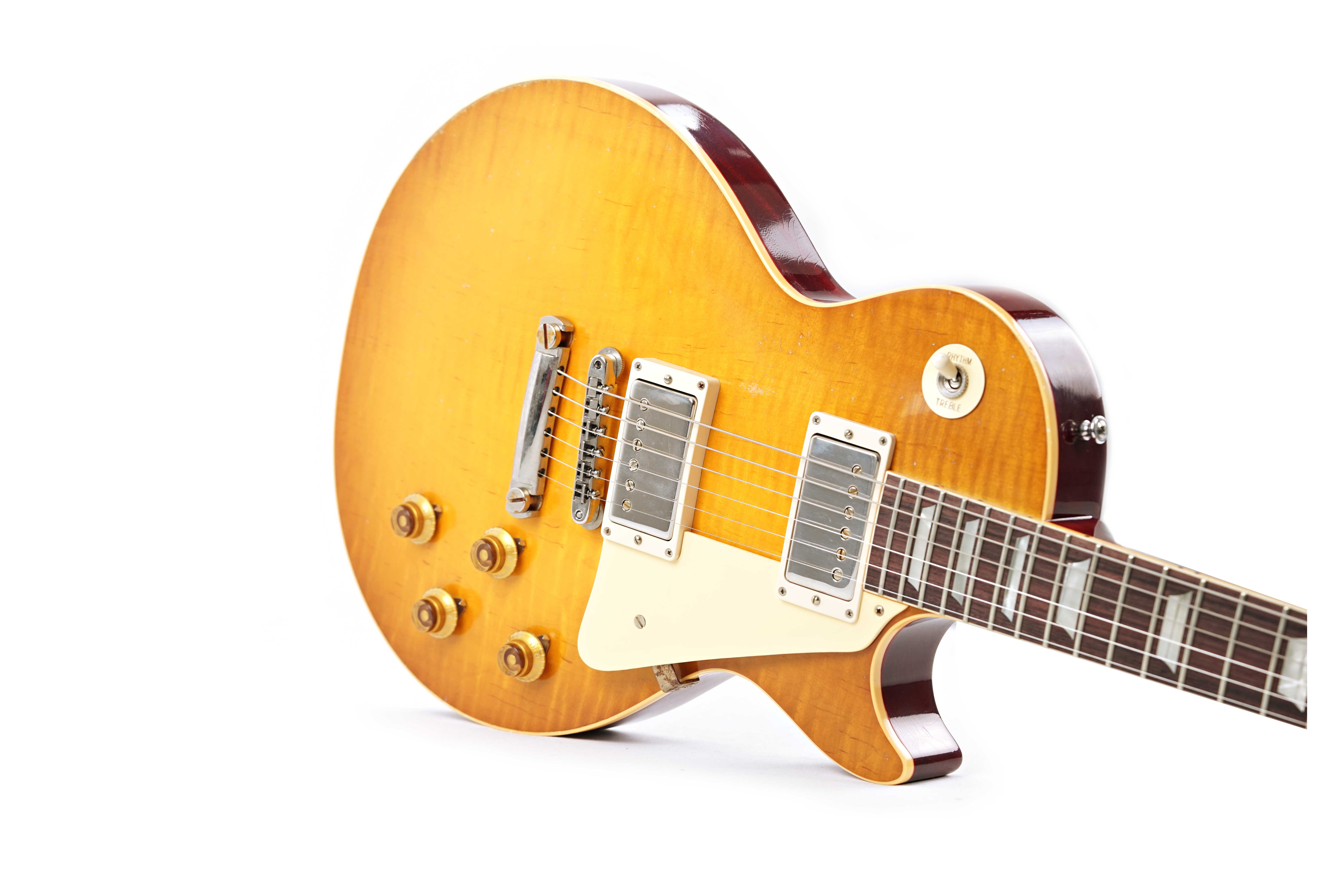 GUITARGUITAR Gibson Custom Shop Murphy Lab 1959 Les Paul Standard Reissue Light Aged Dirty Lemon #934327