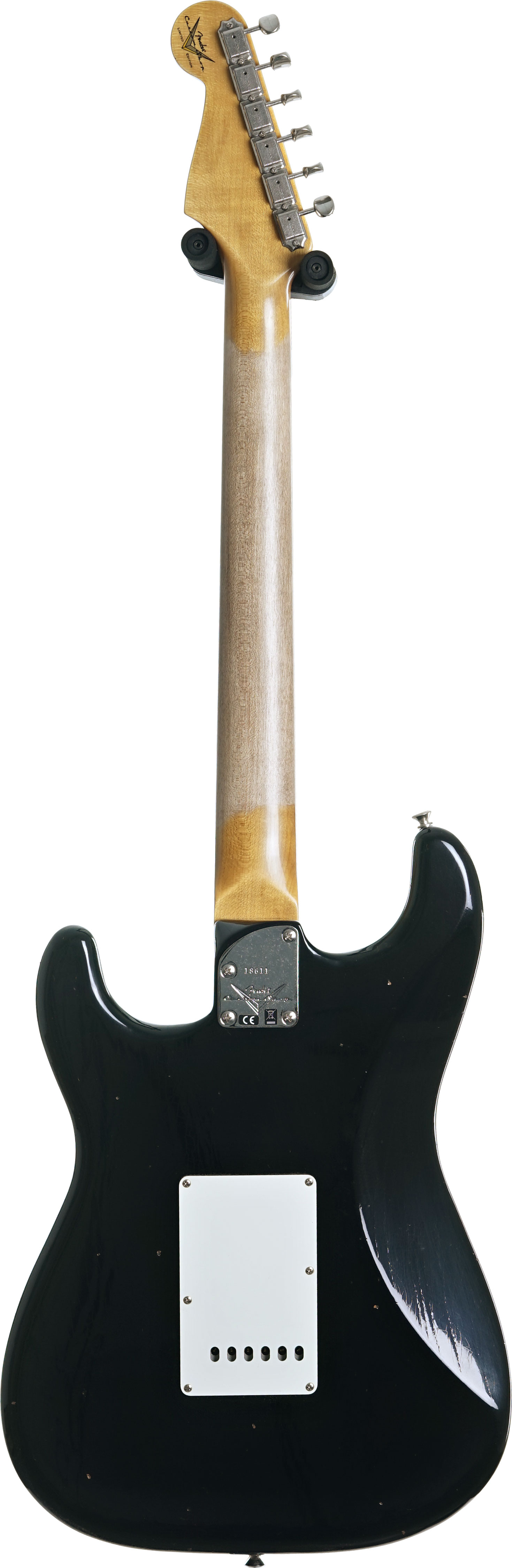 GUITARGUITAR Fender Custom Shop Limited Edition Roasted Stratocaster Journeyman Relic with Closet Classic Hardware Black #XN18611