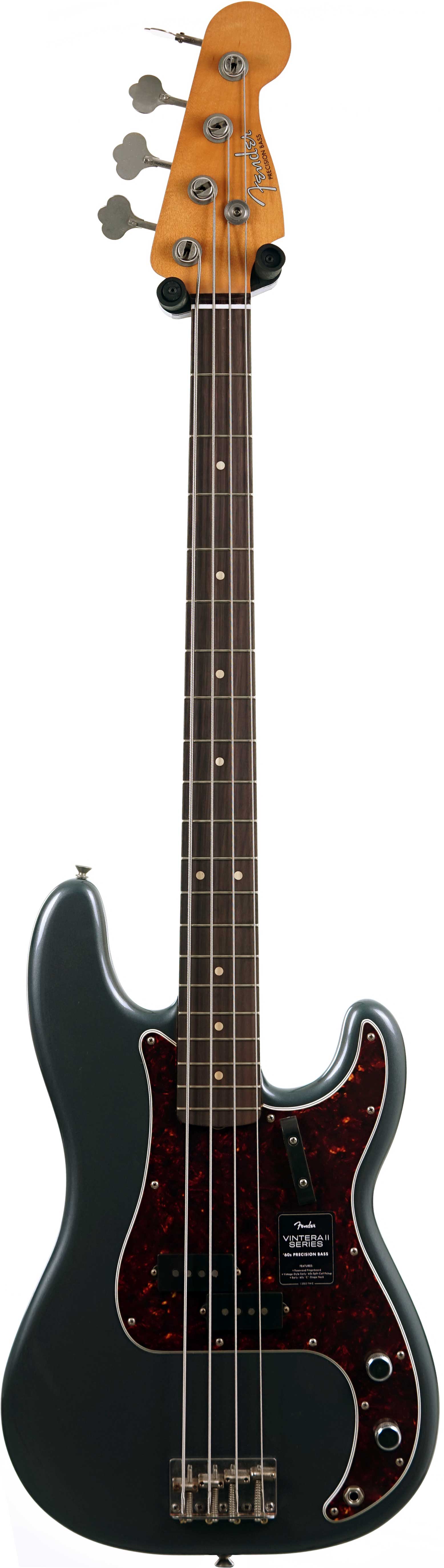 GUITARGUITAR Fender Limited Edition Vintera II Road Worn '60s Precision Bass Rosewood Fingerboard Charcoal Frost Metallic #MX25143697
