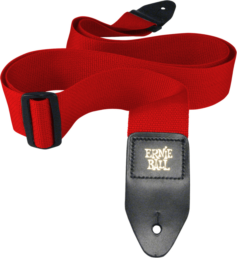 GUITARGUITAR Ernie Ball 4040 Polypro Strap Red
