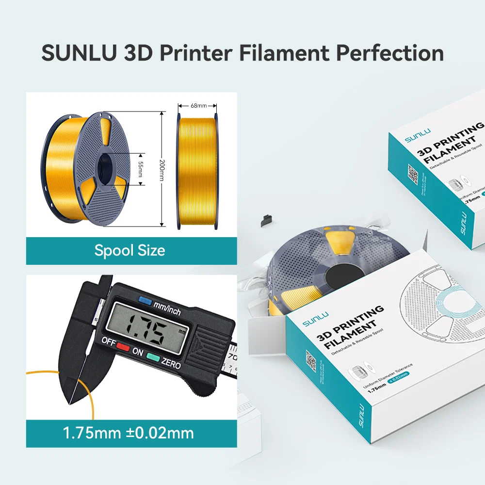 [MOQ: 6KG] SILK 3D Printer Filament 1KG