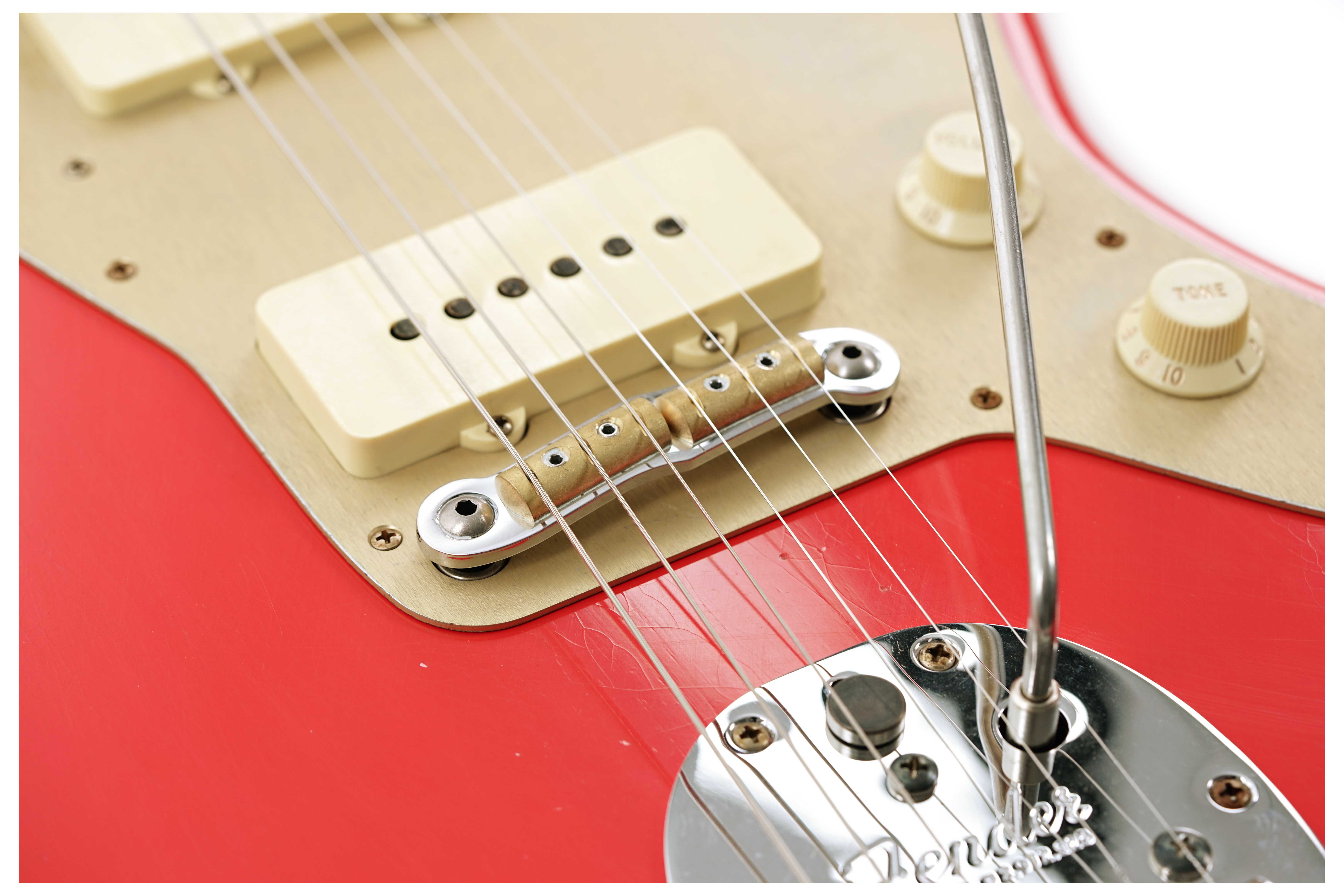 GUITARGUITAR Fender Custom Shop 1959 250k Jazzmaster Journeyman Relic Fiesta Red guitarguitar spec #CZ574567