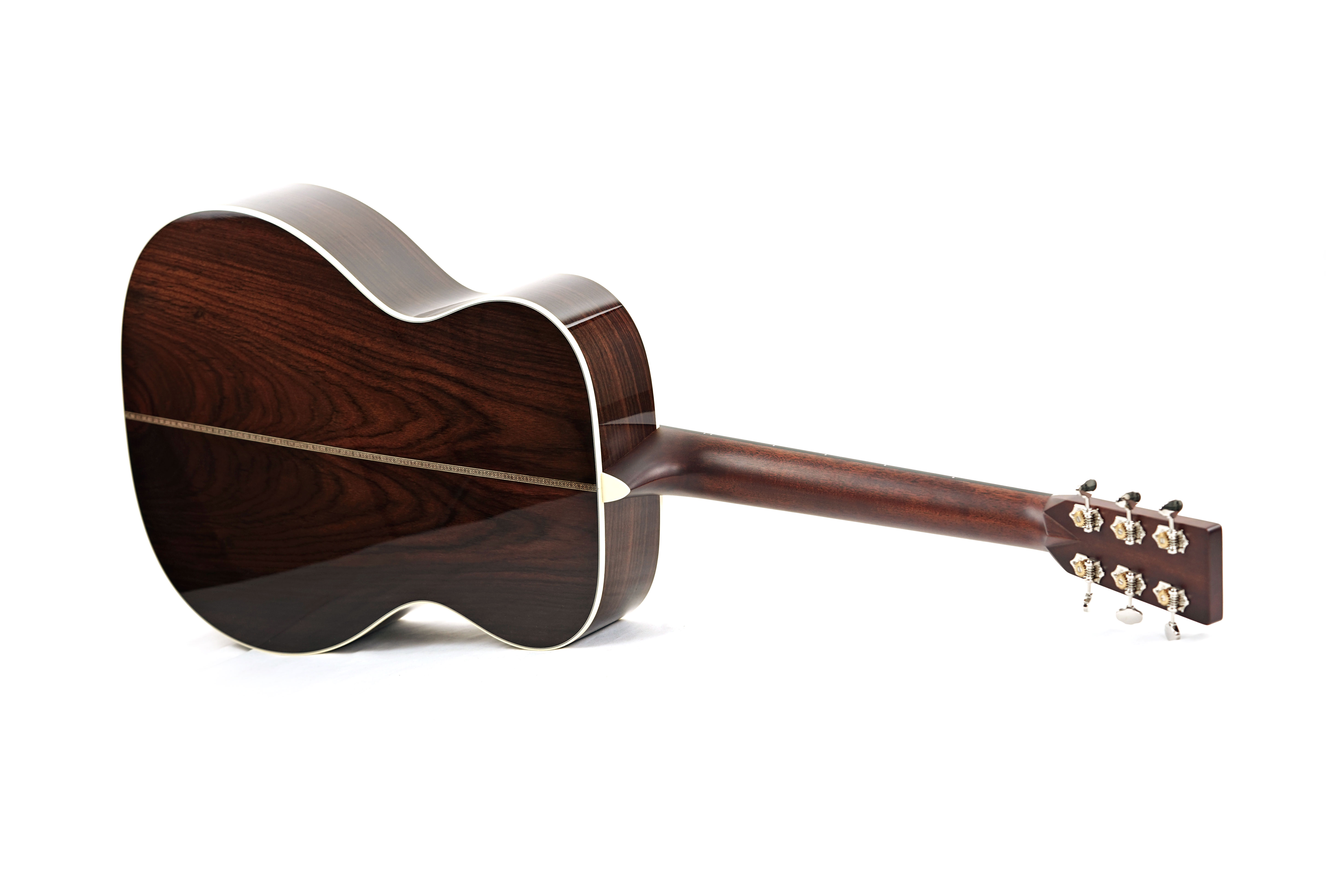 GUITARGUITAR Martin North Street Edition OM-28L Herringbone Wild Grain East Indian Rosewood Left Handed