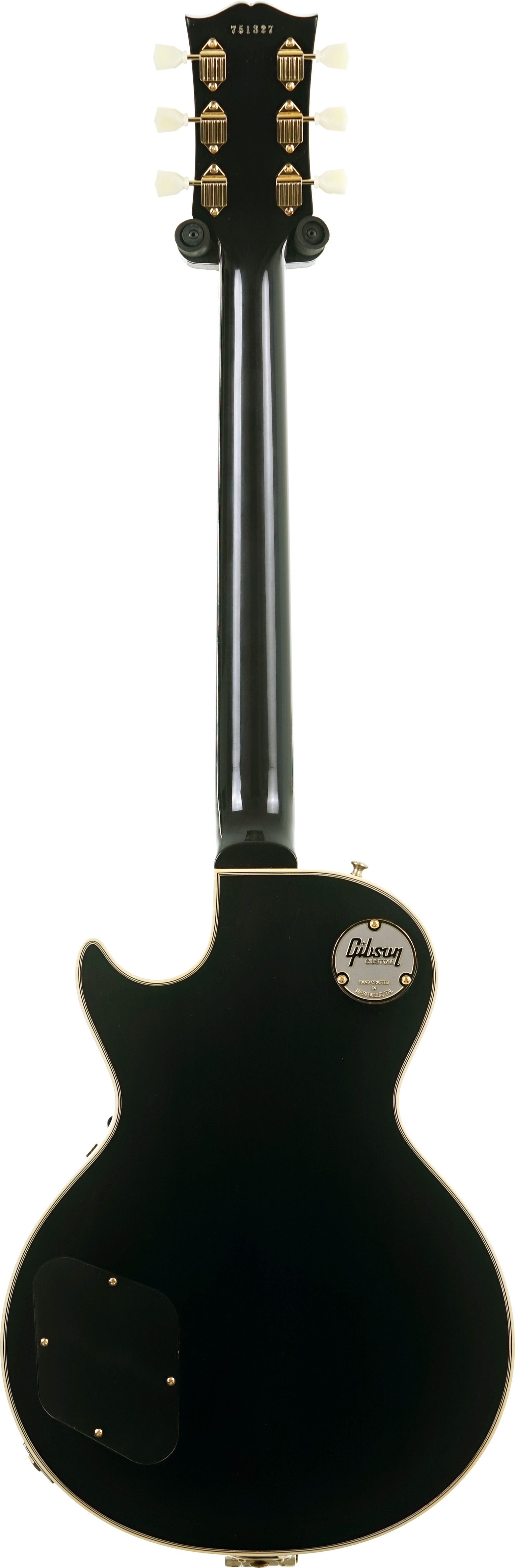 GUITARGUITAR Gibson Custom Shop Dealer Select 1957 Les Paul Custom with Bigsby VOS Ebony #751327