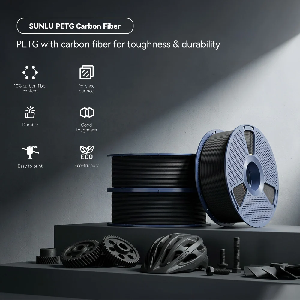 PETG-CF(PETG Carbon Fiber) 3D Printer Filament 1KG