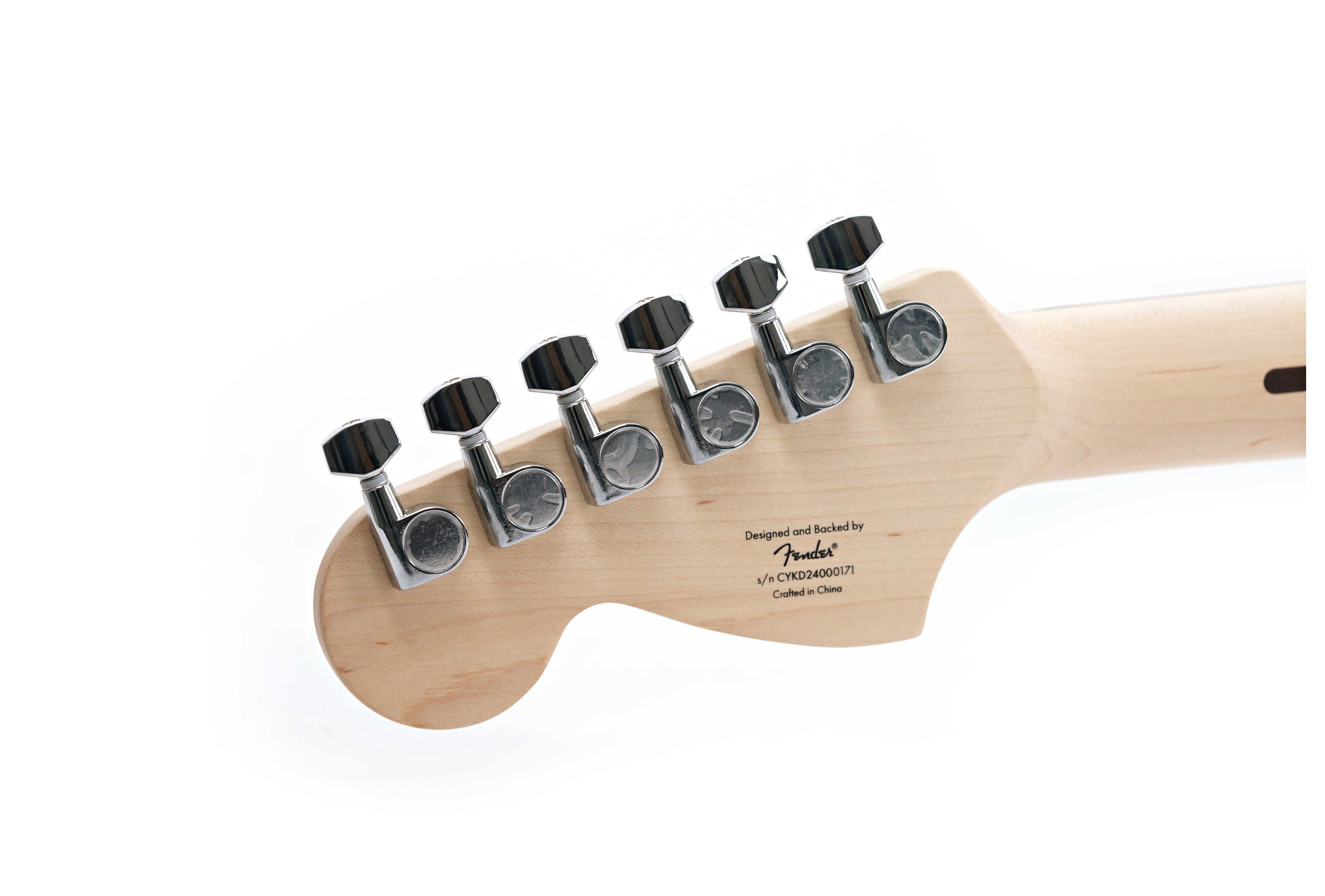 GUITARGUITAR Squier Affinity Series Stratocaster Junior HSS Indian Laurel Fingerboard White Pickguard Ice Blue Metallic