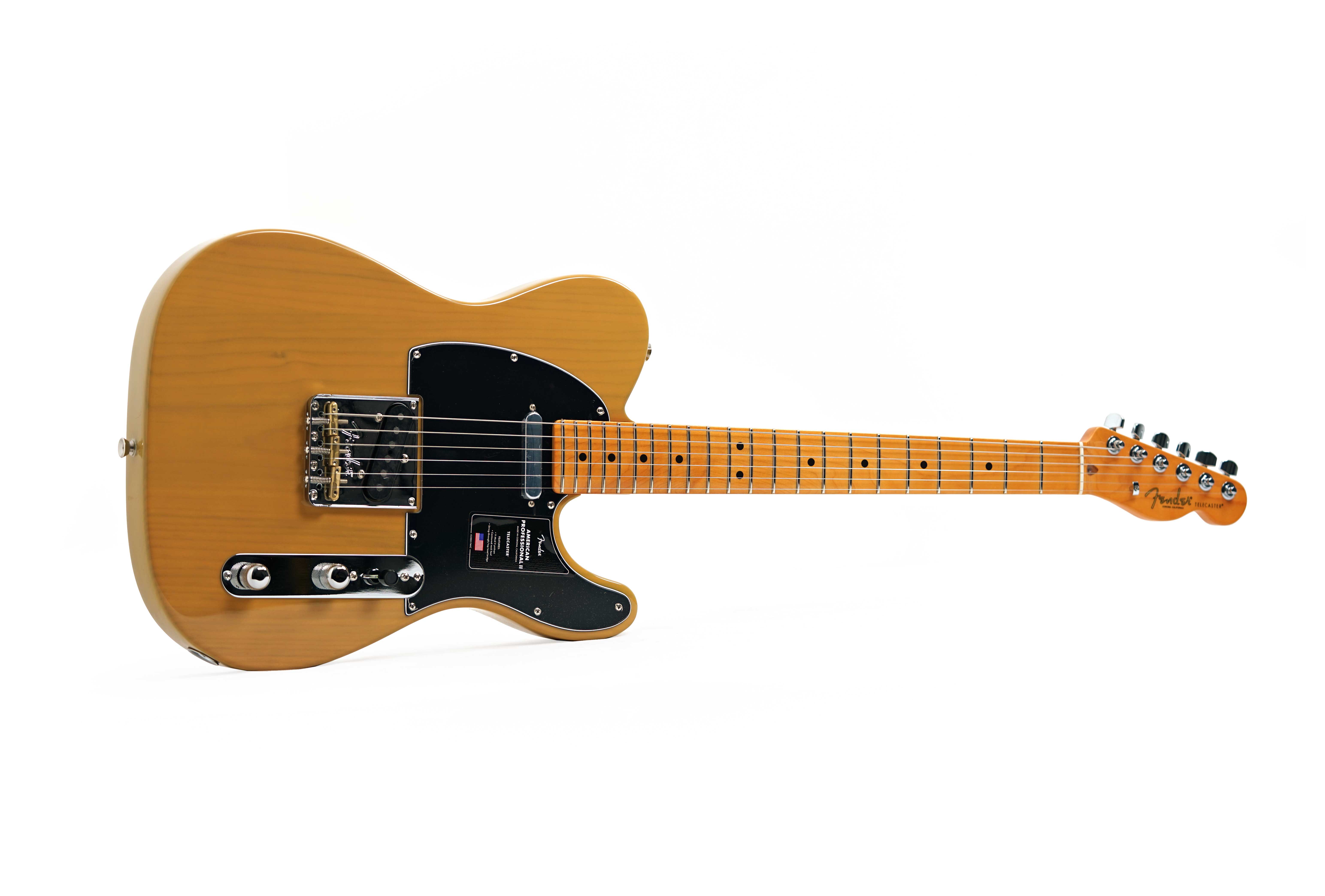 GUITARGUITAR Fender American Professional II Telecaster Butterscotch Blonde Maple Fingerboard #US25101073