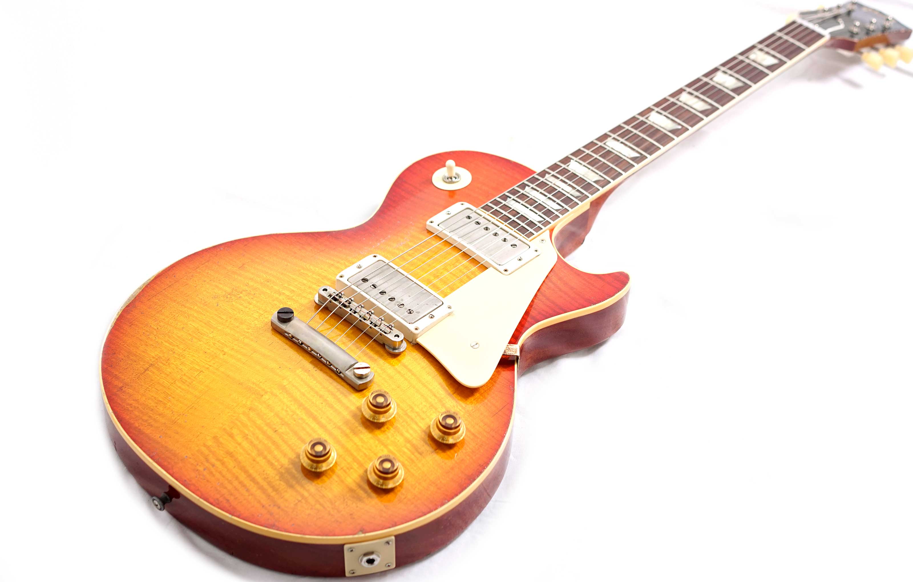 GUITARGUITAR Gibson Custom Shop Murphy Lab 1959 Les Paul Standard Reissue Heavy Aged Slow Iced Tea Fade #93704