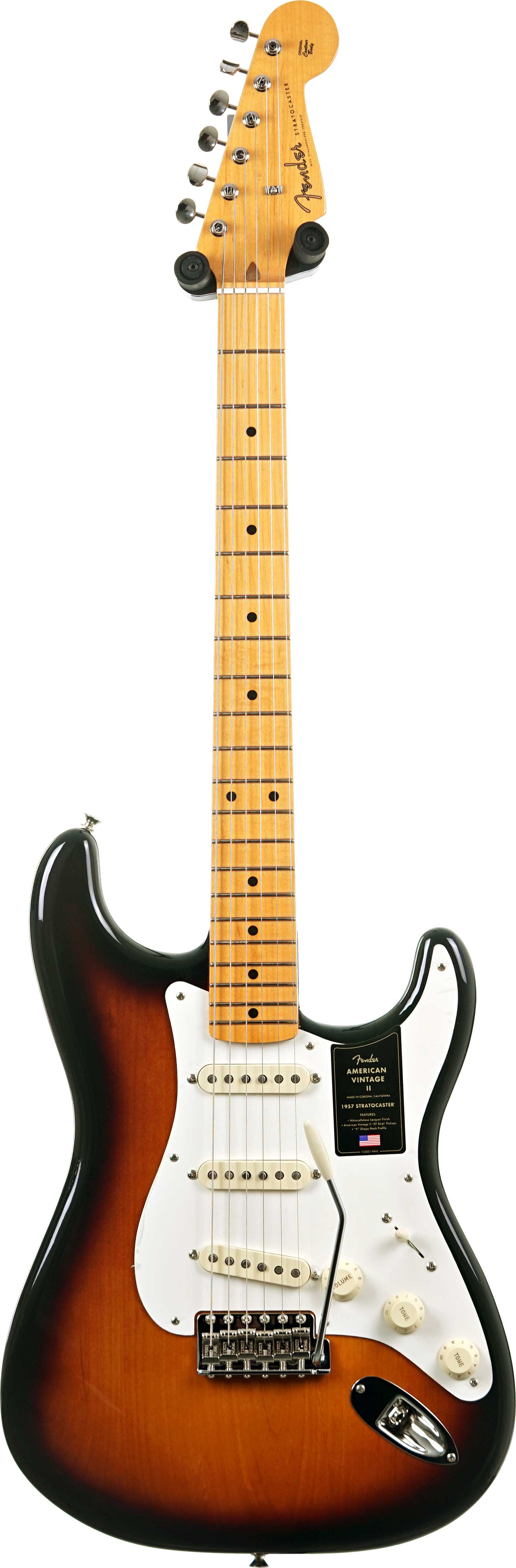 GUITARGUITAR Fender American Vintage II 1957 Stratocaster Maple Fingerboard 2 Colour Sunburst #V2551703
