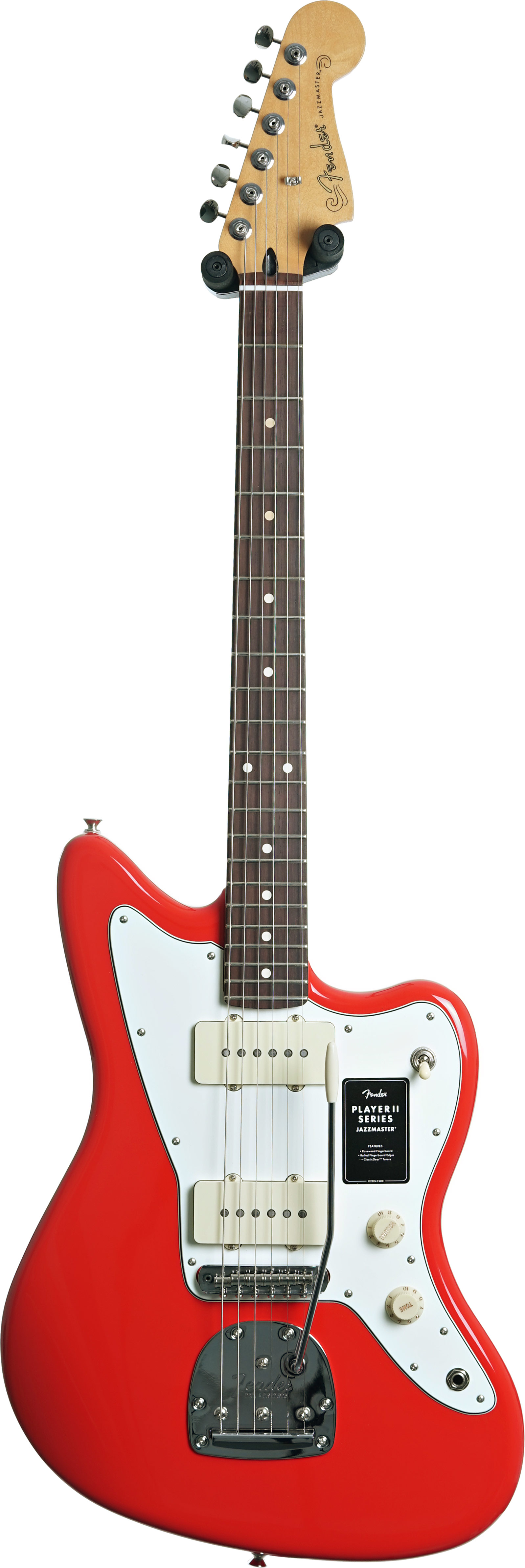 GUITARGUITAR Fender Player II Jazzmaster Rosewood Fingerboard Coral Red