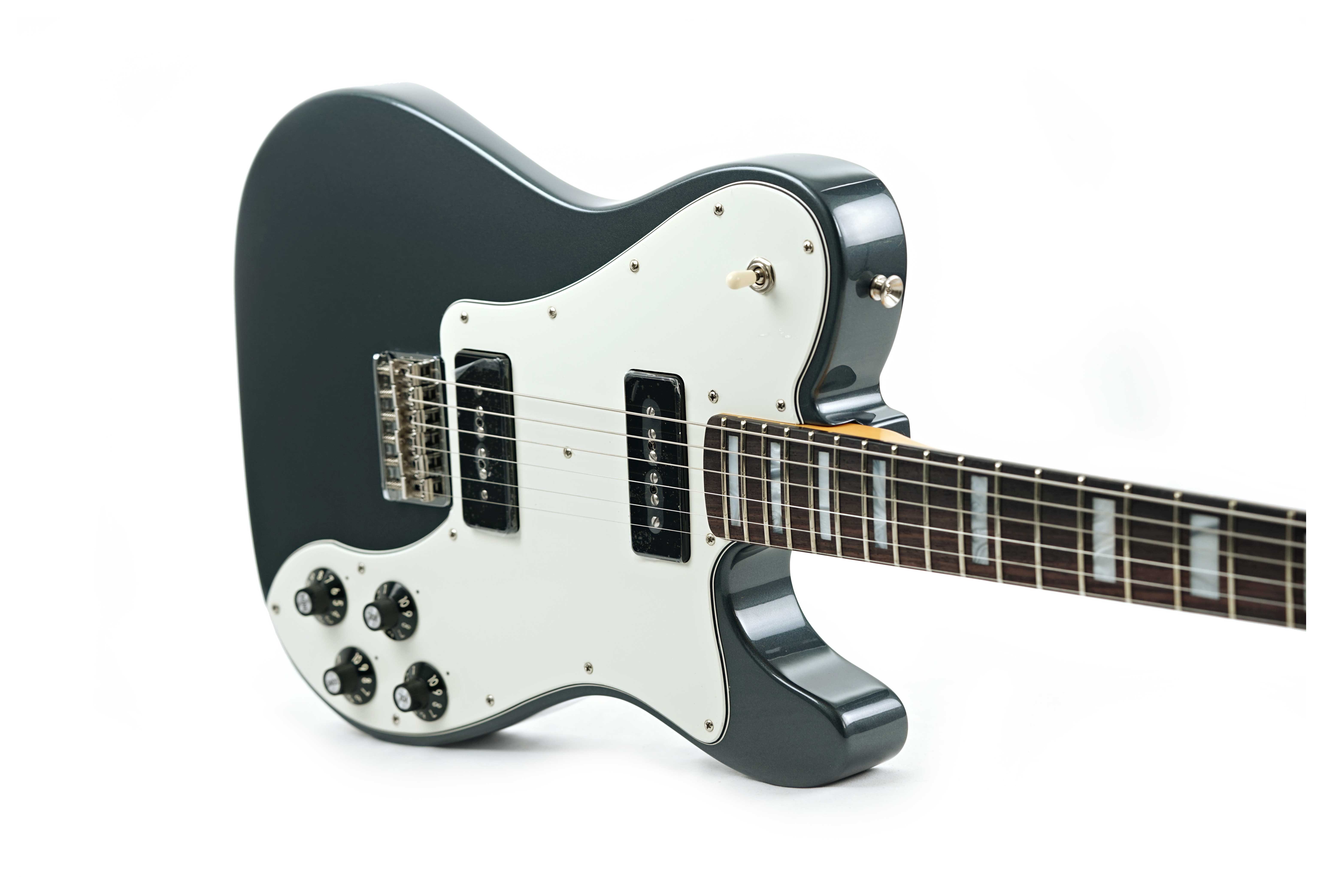GUITARGUITAR Fender Limited Edition Chris Shiflett Cleaver Telecaster Deluxe Rosewood Fingerboard Charcoal Frost Metallic