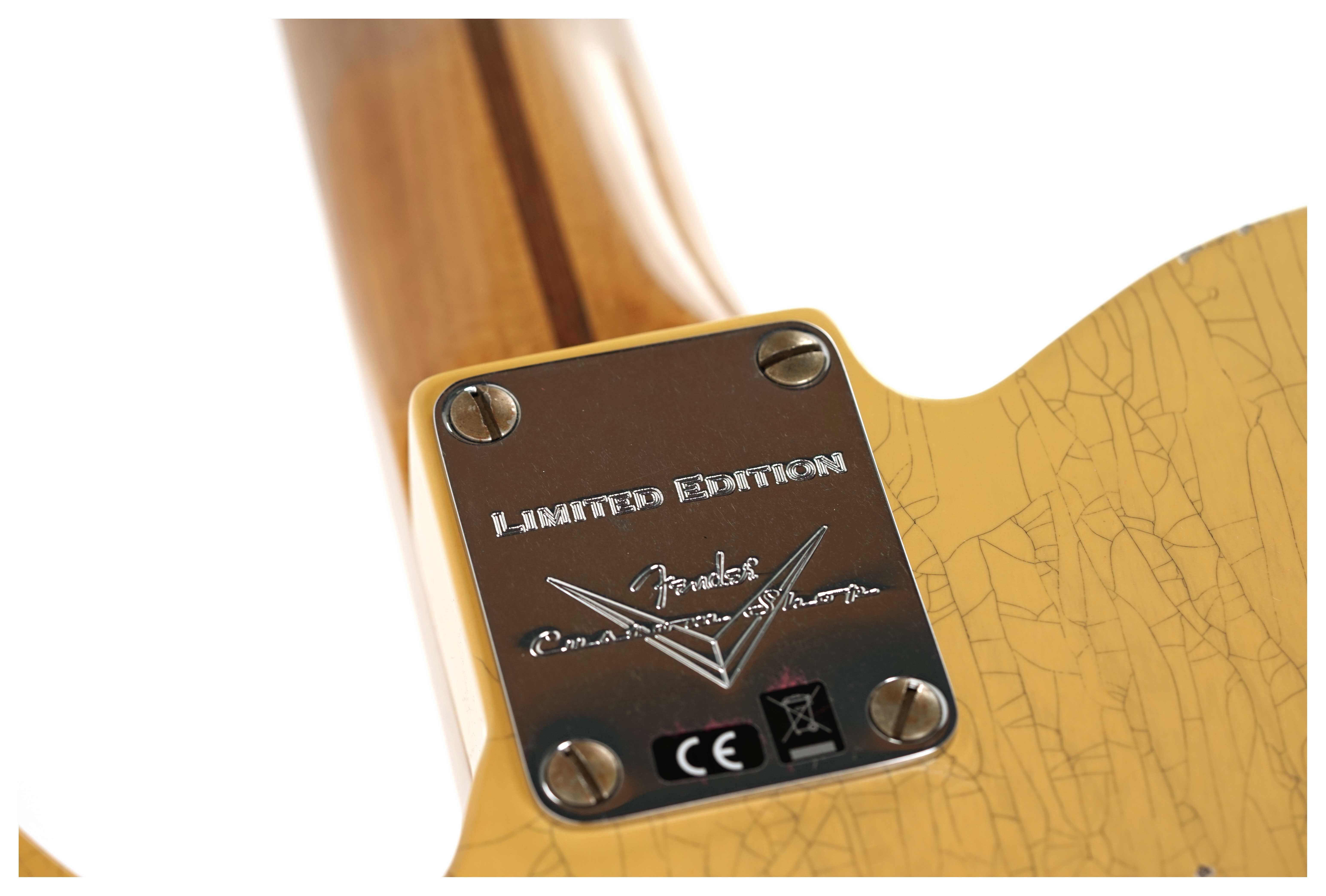 GUITARGUITAR Fender Custom Shop Limited Edition Nocaster Thinline Relic Aged Nocaster Blonde #R137452
