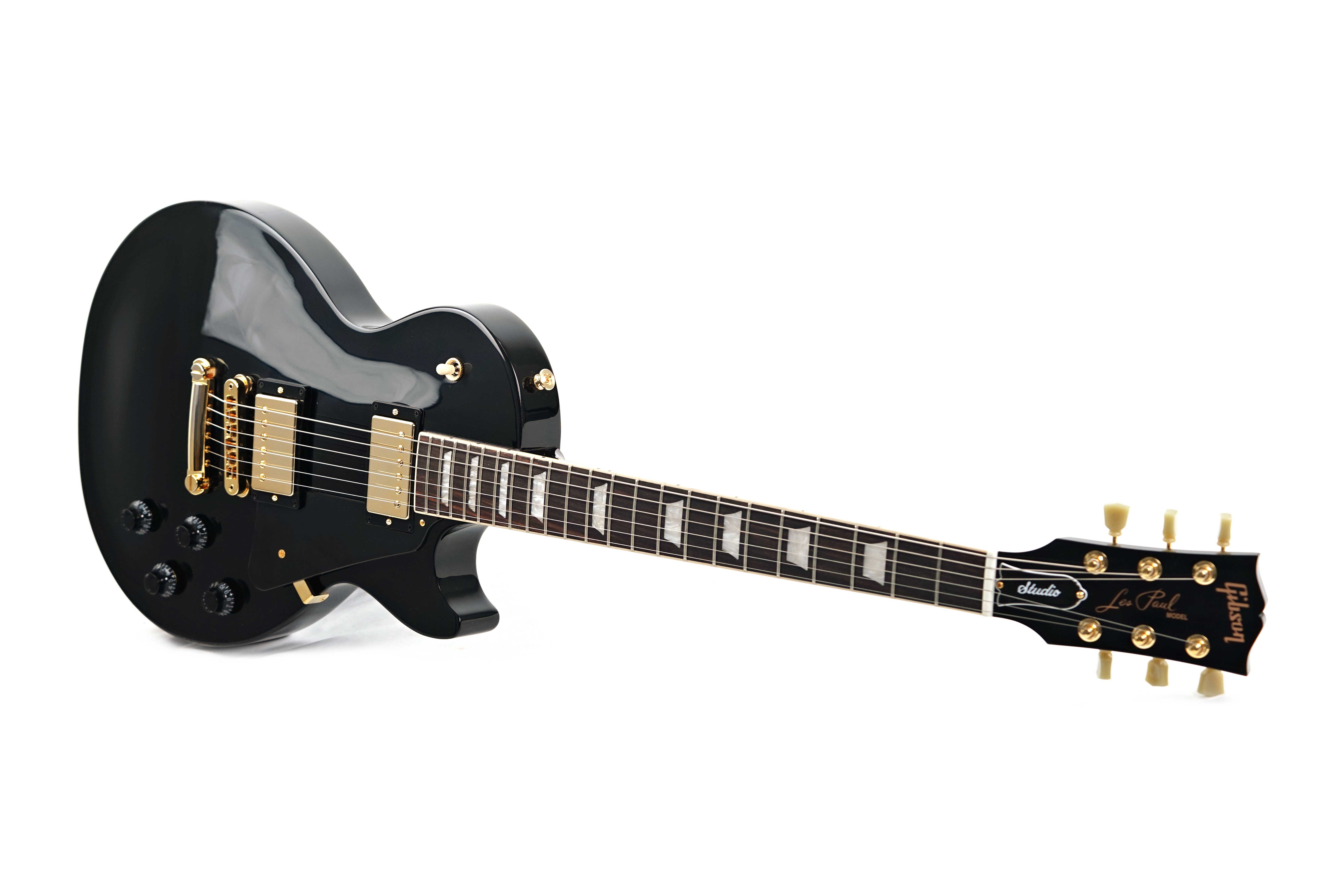 GUITARGUITAR Gibson Les Paul Studio Ebony Gold Hardware
