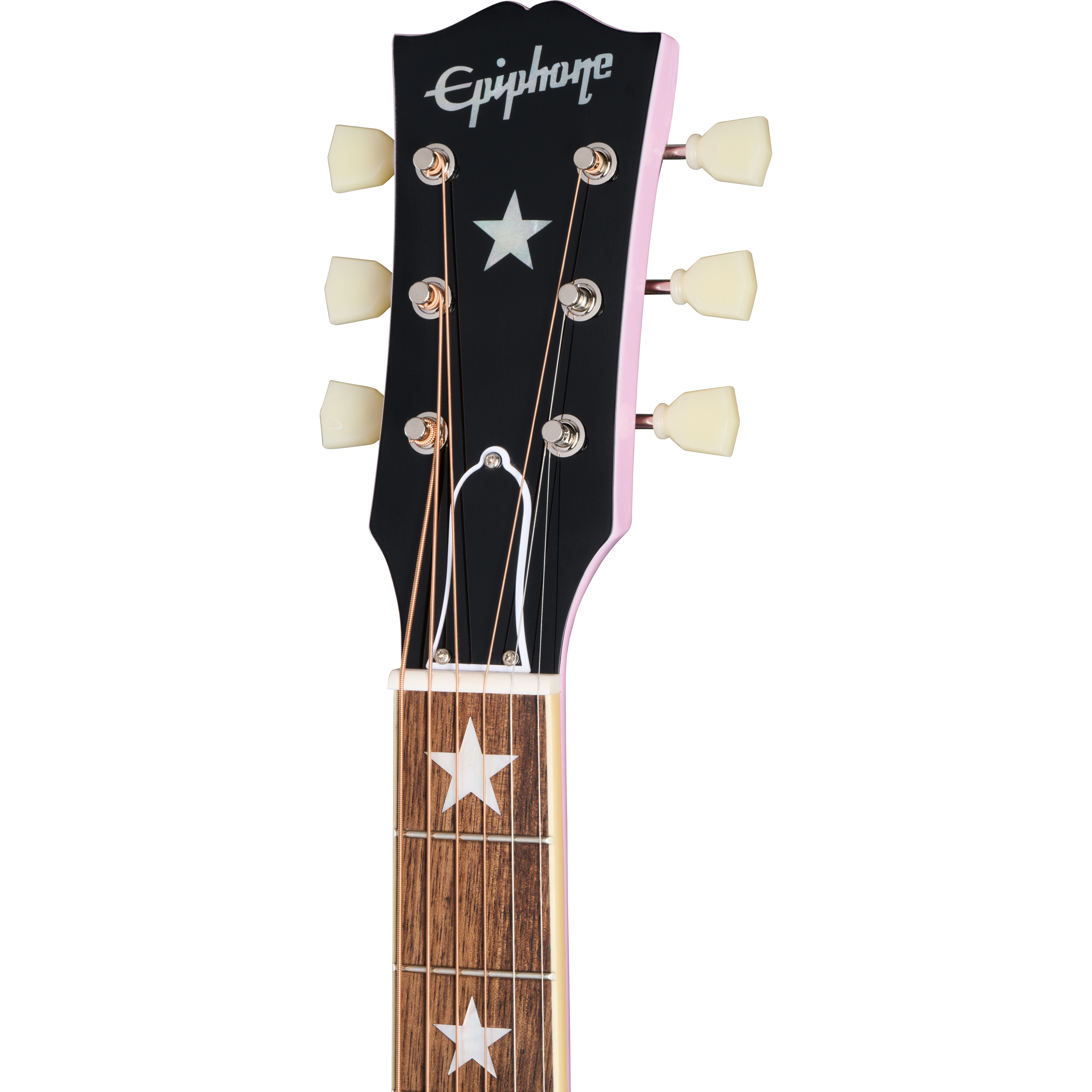 GUITARGUITAR Epiphone Inspired by Gibson J-180 LS Pink