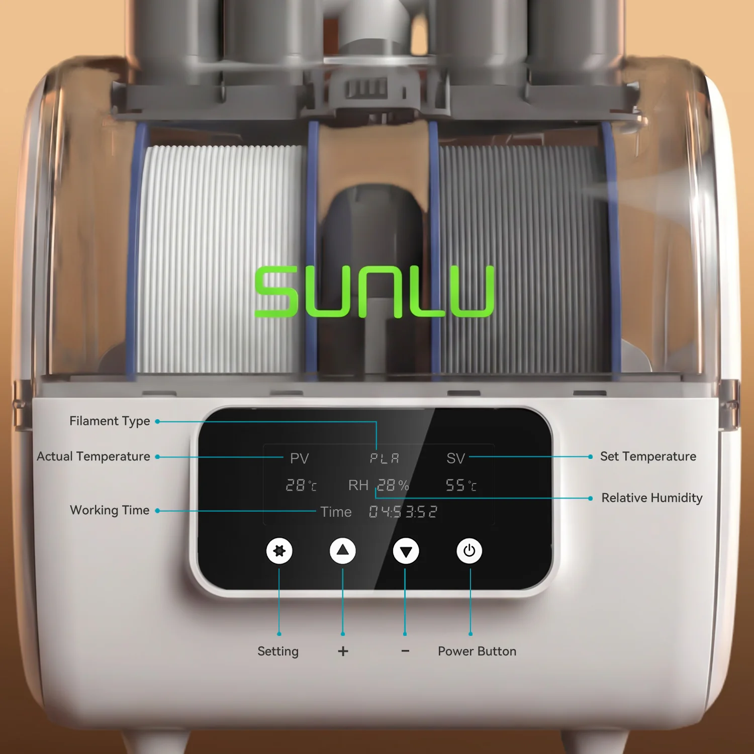 [Pre-sale] SUNLU AMS Lite Heater, AMS Lite Enclosure, Dual-airflow ensures perfect prints.Up to 70°C, supports PLA/PETG/ABS/ASA/PA