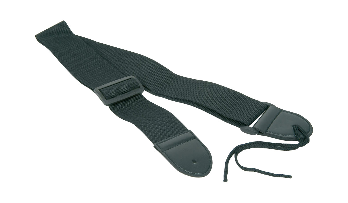 GUITARGUITAR Chord Webbing Guitar Strap Black