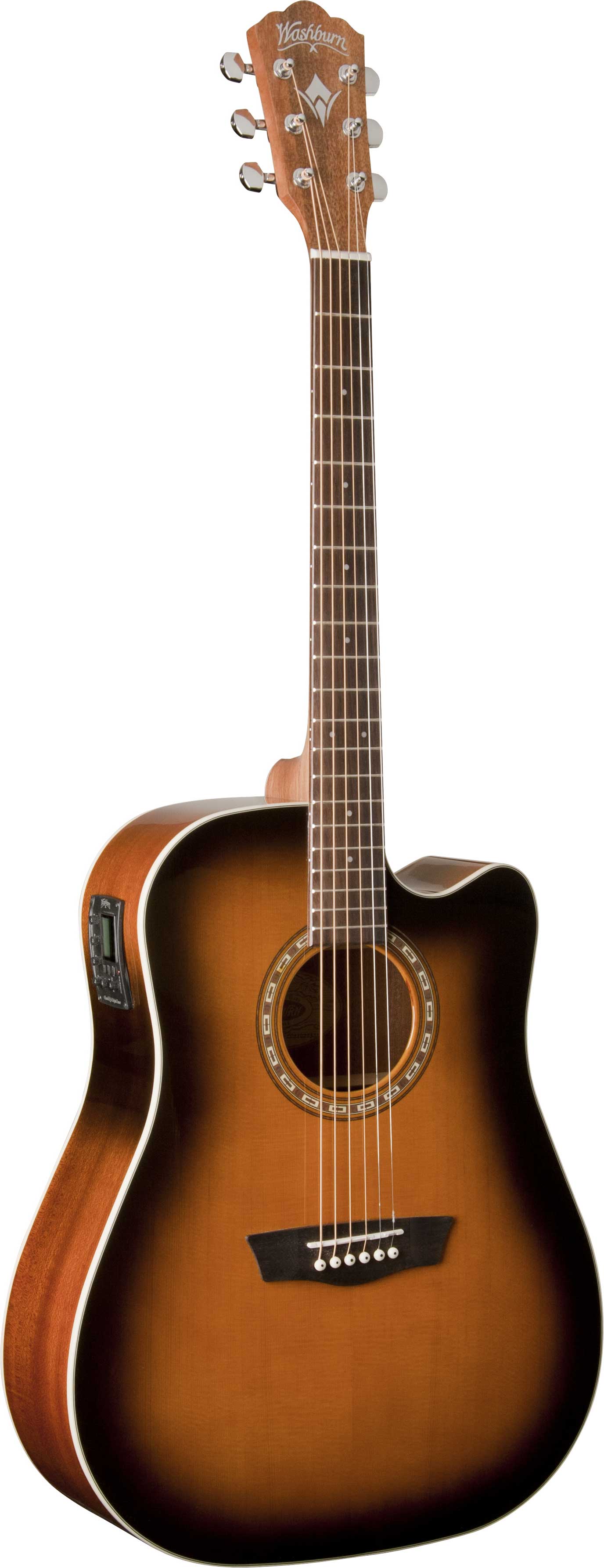GUITARGUITAR Washburn WD7SCE Tobacco Sunburst