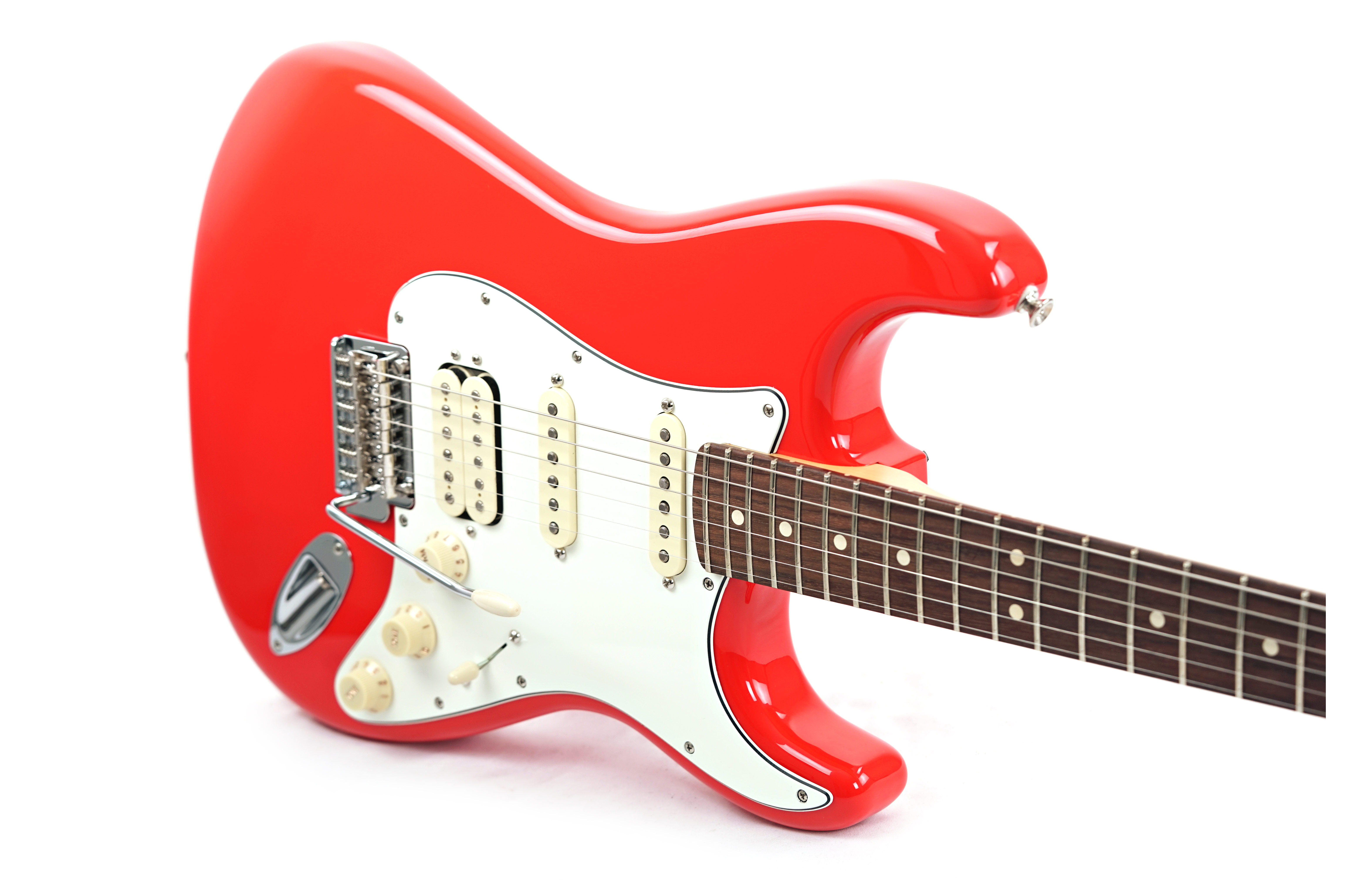GUITARGUITAR Fender Player II Stratocaster HSS Rosewood Fingerboard Coral Red (Ex-Demo) #MXS24026314