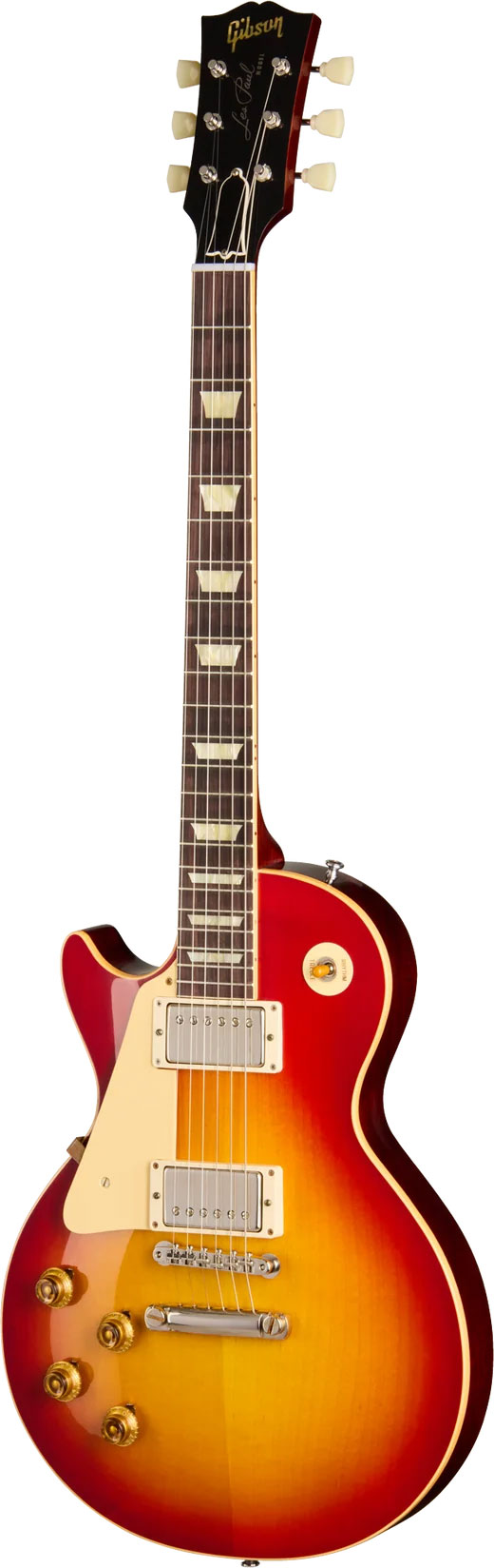 GUITARGUITAR Gibson Custom Shop 1958 Les Paul Standard Washed Cherry Sunburst VOS Left Handed
