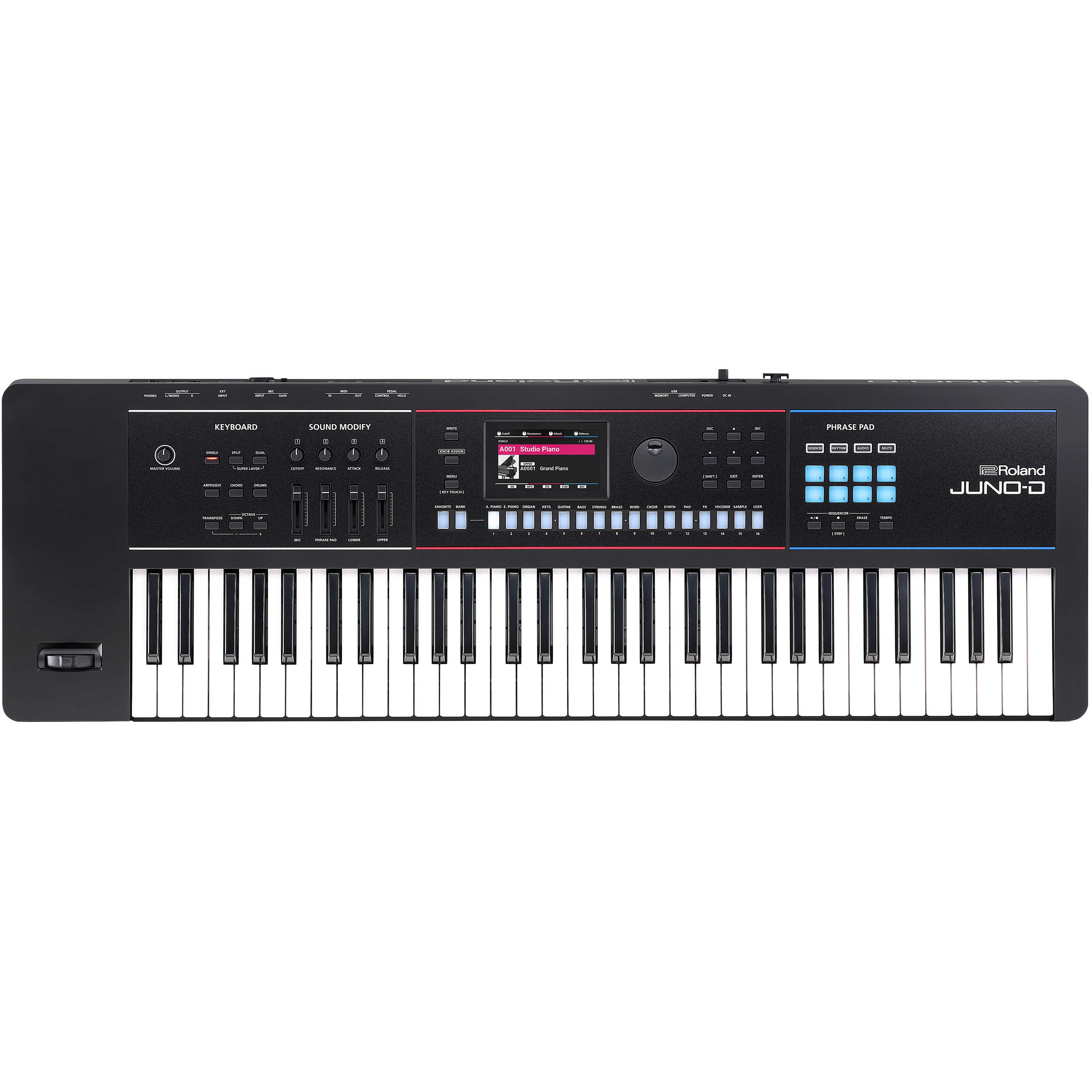 GUITARGUITAR Roland Juno D6 61 Key Synthesizer