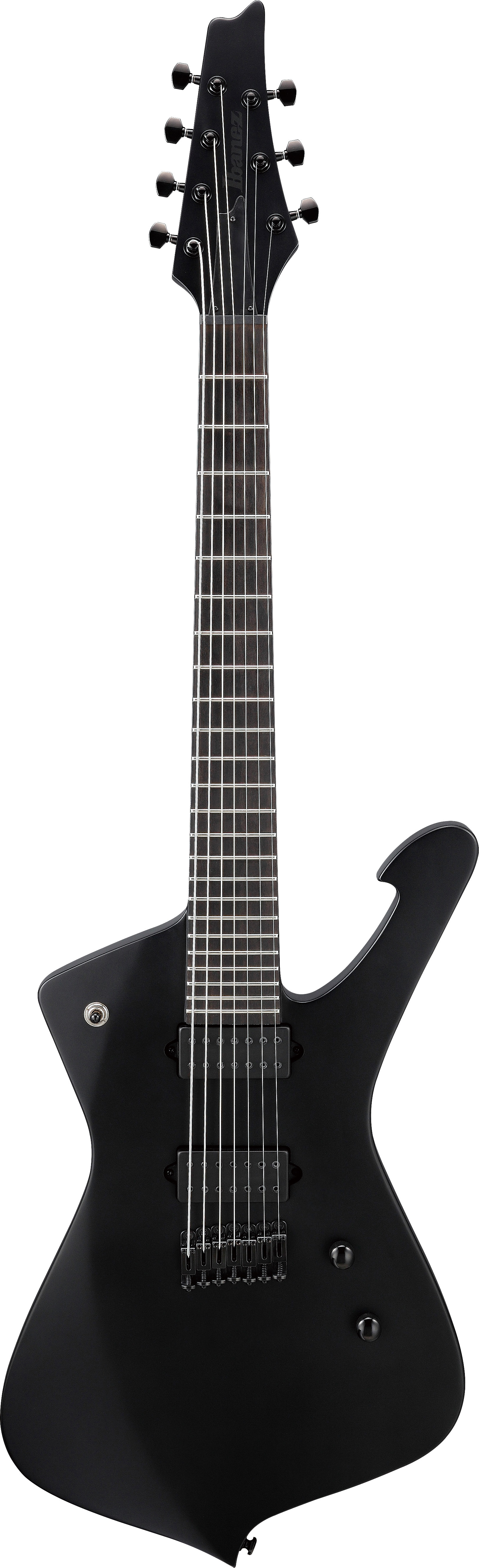 GUITARGUITAR Ibanez ICTB721 Iceman Iron Label Limited Edition Black Flat 7-String