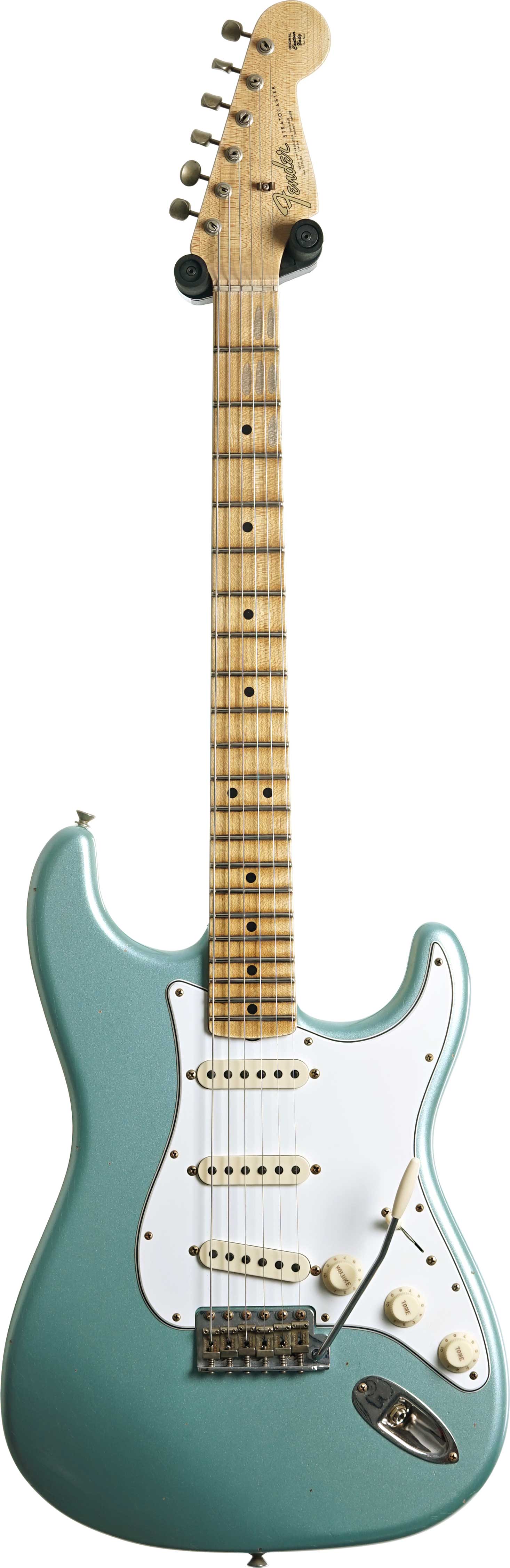 GUITARGUITAR Fender Custom Shop Limited Edition 1965 Stratocaster Journeyman Relic Aged Firemist Silver #CZ583933