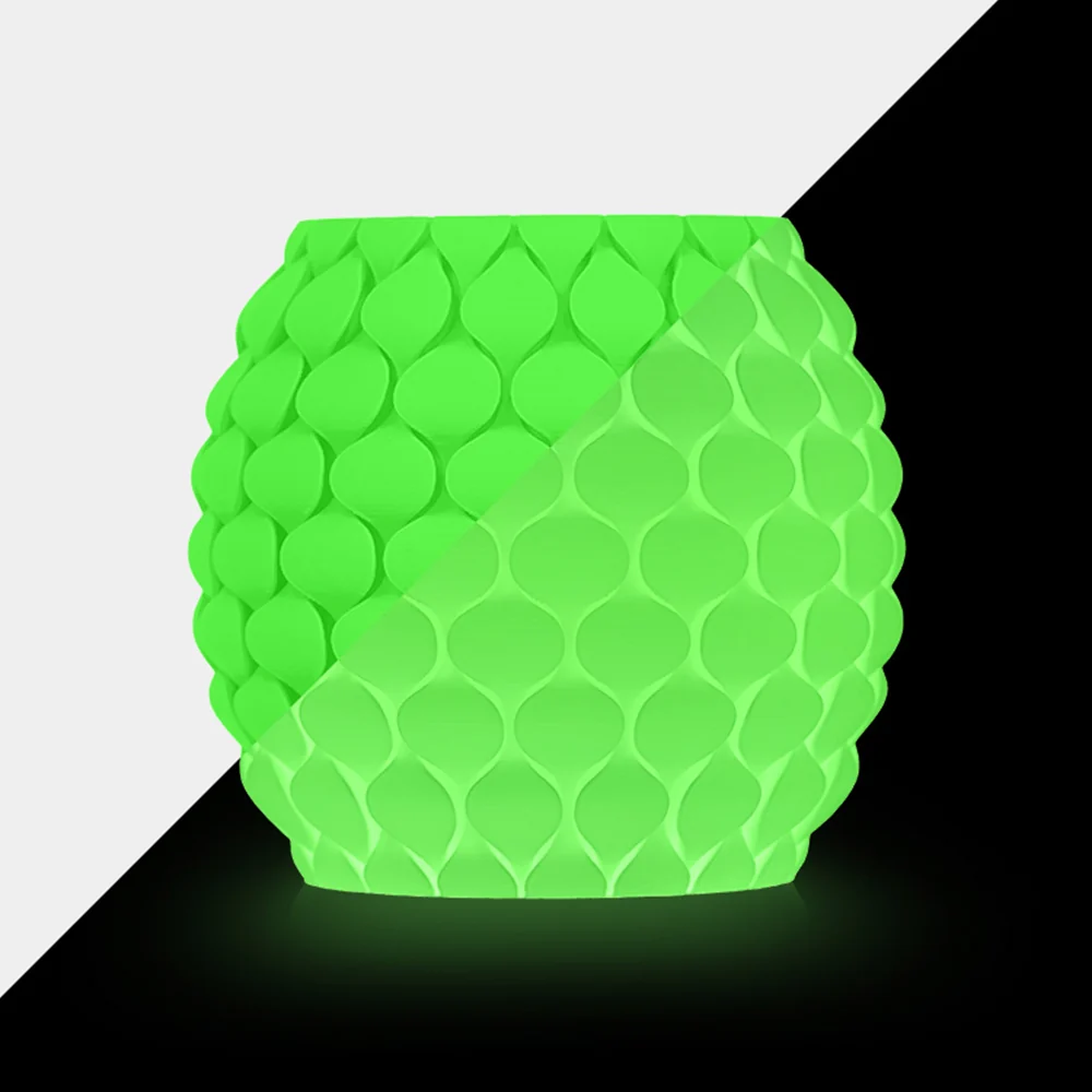 [MOQ: 3KG] Glow in The Dark (Luminous) PLA 3D Printer Filament 1KG