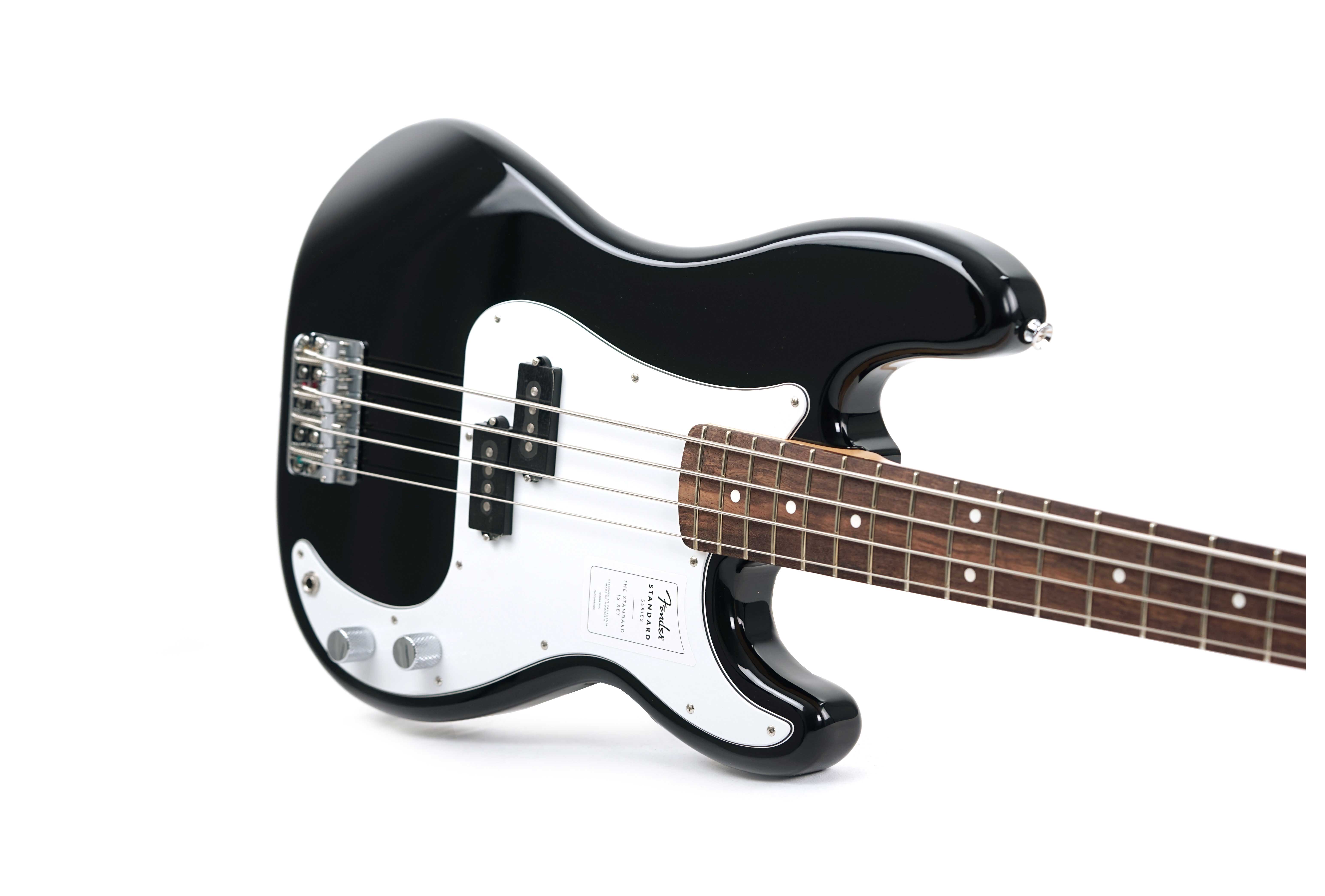 GUITARGUITAR Fender Standard Precision Bass Black Indian Laurel Fingerboard