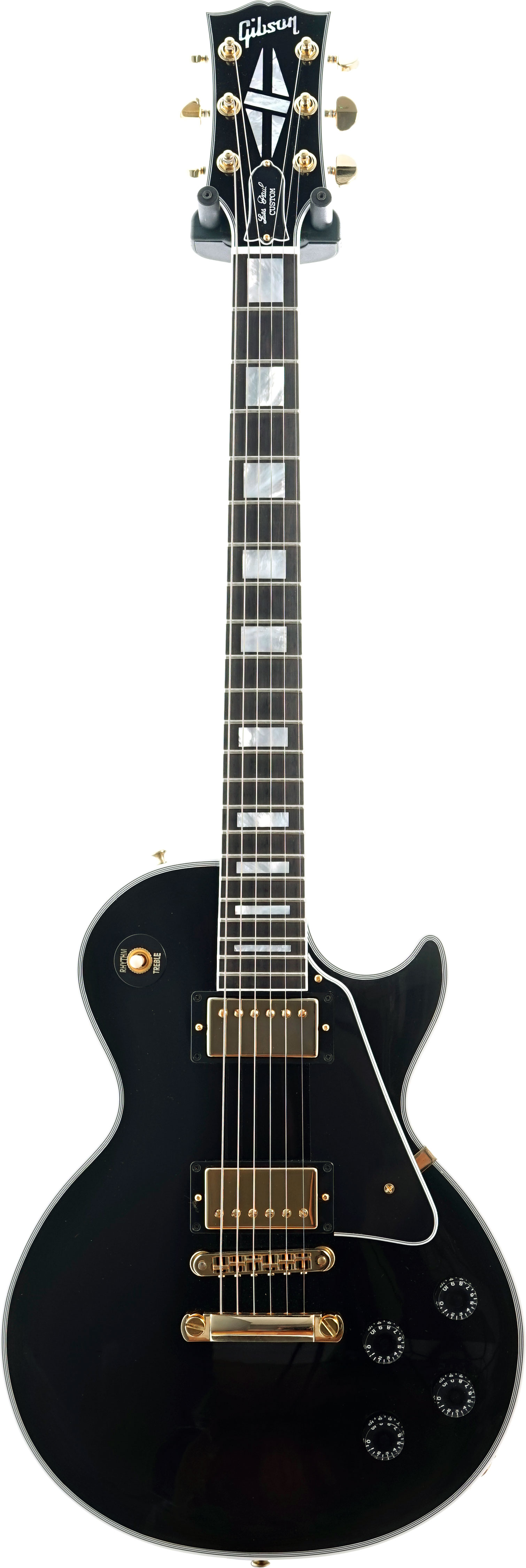 GUITARGUITAR Gibson Custom Shop Les Paul Custom Ebony with Ebony Fingerboard Gloss