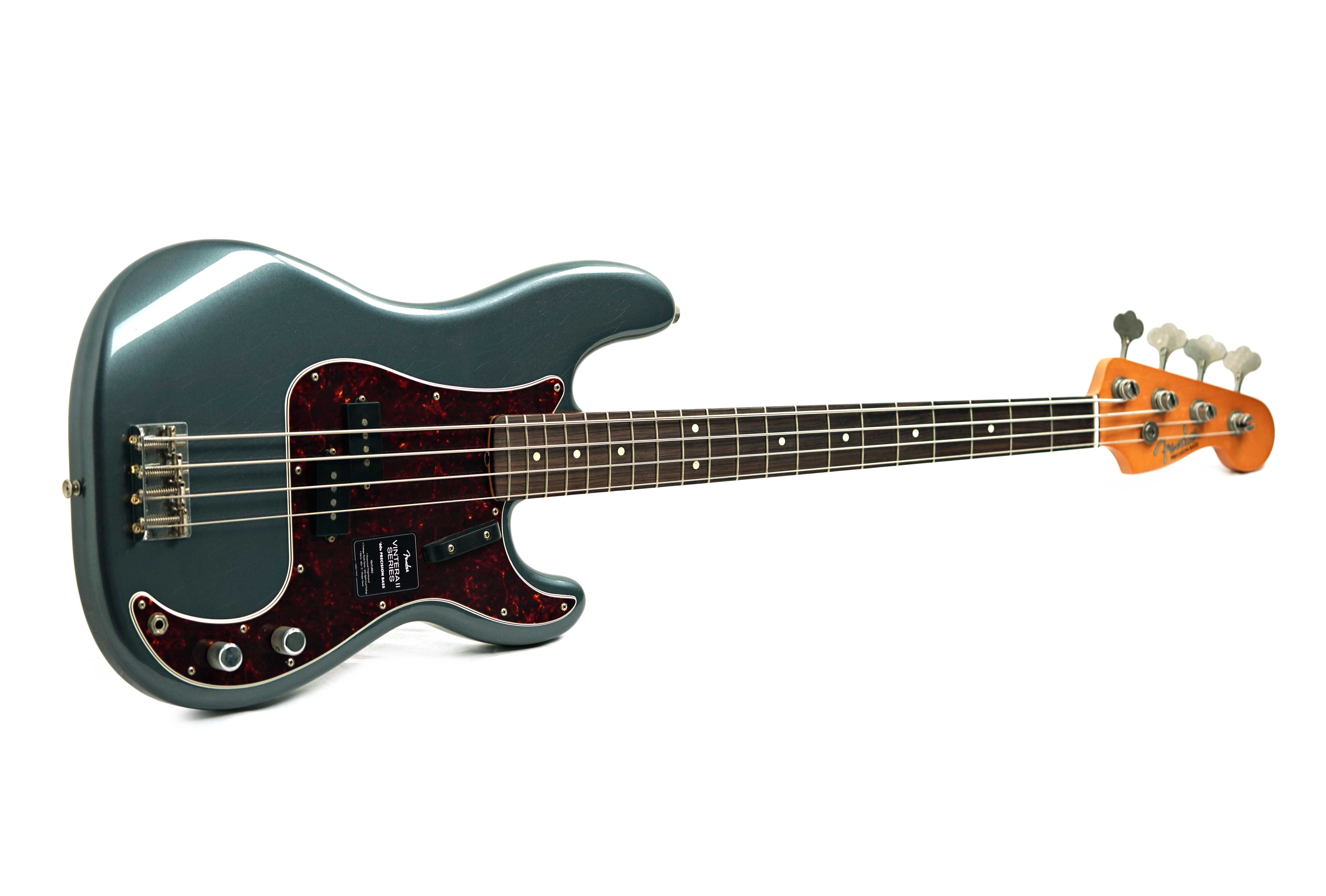 GUITARGUITAR Fender Limited Edition Vintera II Road Worn '60s Precision Bass Rosewood Fingerboard Charcoal Frost Metallic #MX25138294