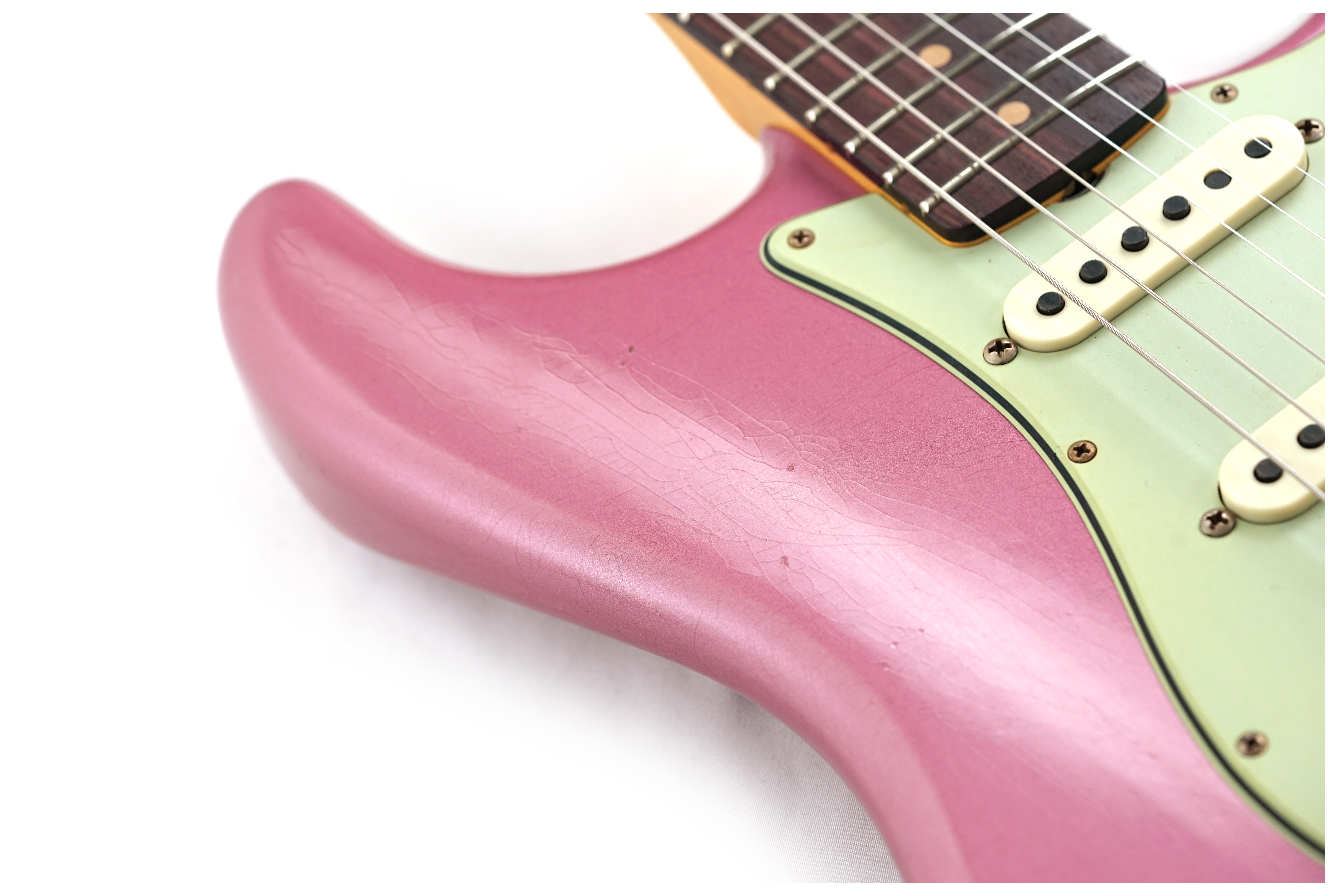 GUITARGUITAR Fender Custom Shop 1959 Collection Stratocaster Journeyman Relic Burgundy Mist Metallic Rosewood Fingerboard #CZ586983