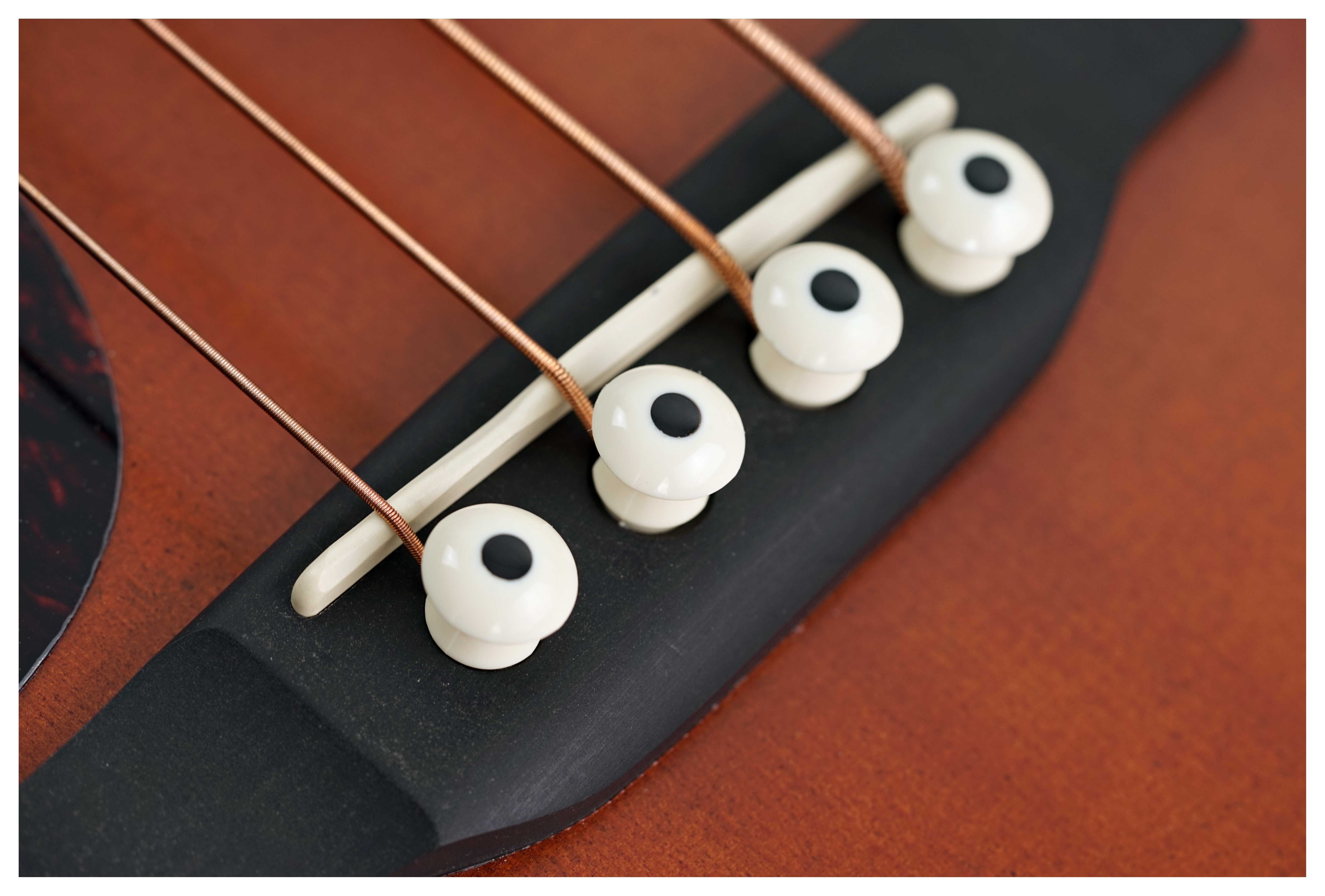 GUITARGUITAR Martin DJR-10E Dreadnought Junior Short Scale Acoustic Bass Burst Left Handed