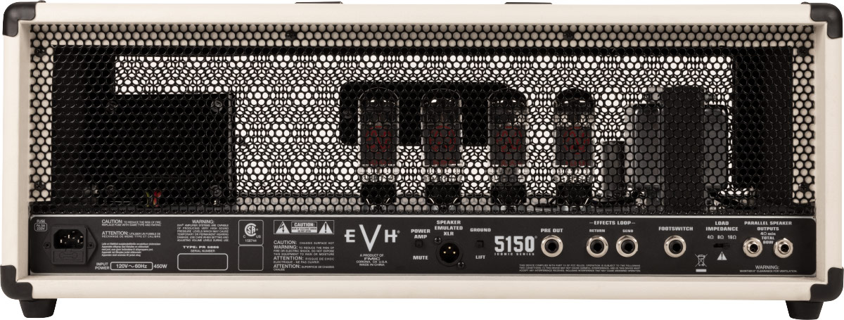 GUITARGUITAR EVH 5150 Iconic 80W Valve Amp Head Ivory