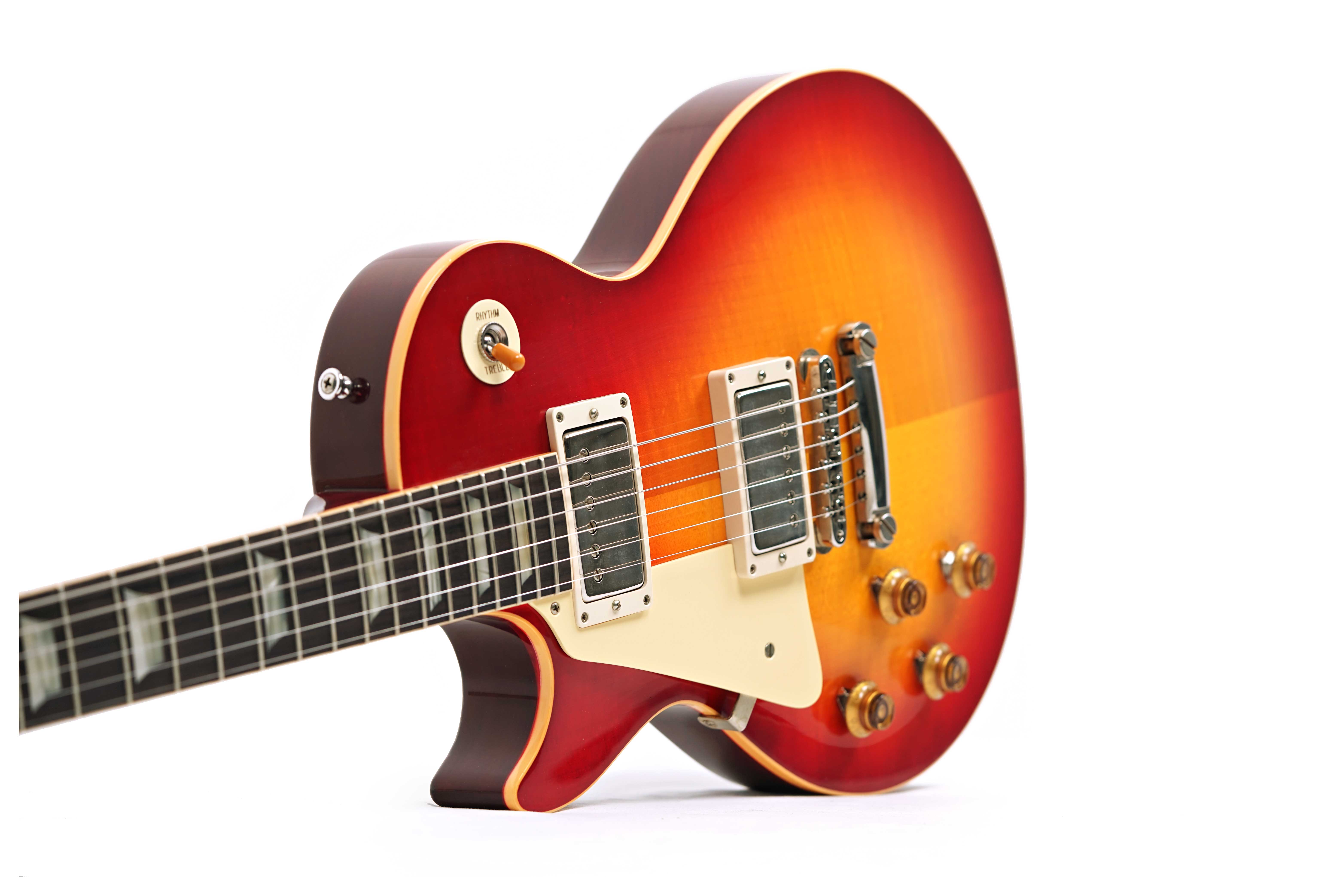 GUITARGUITAR Gibson Custom Shop 1958 Les Paul Standard Washed Cherry Sunburst VOS Left Handed #841618