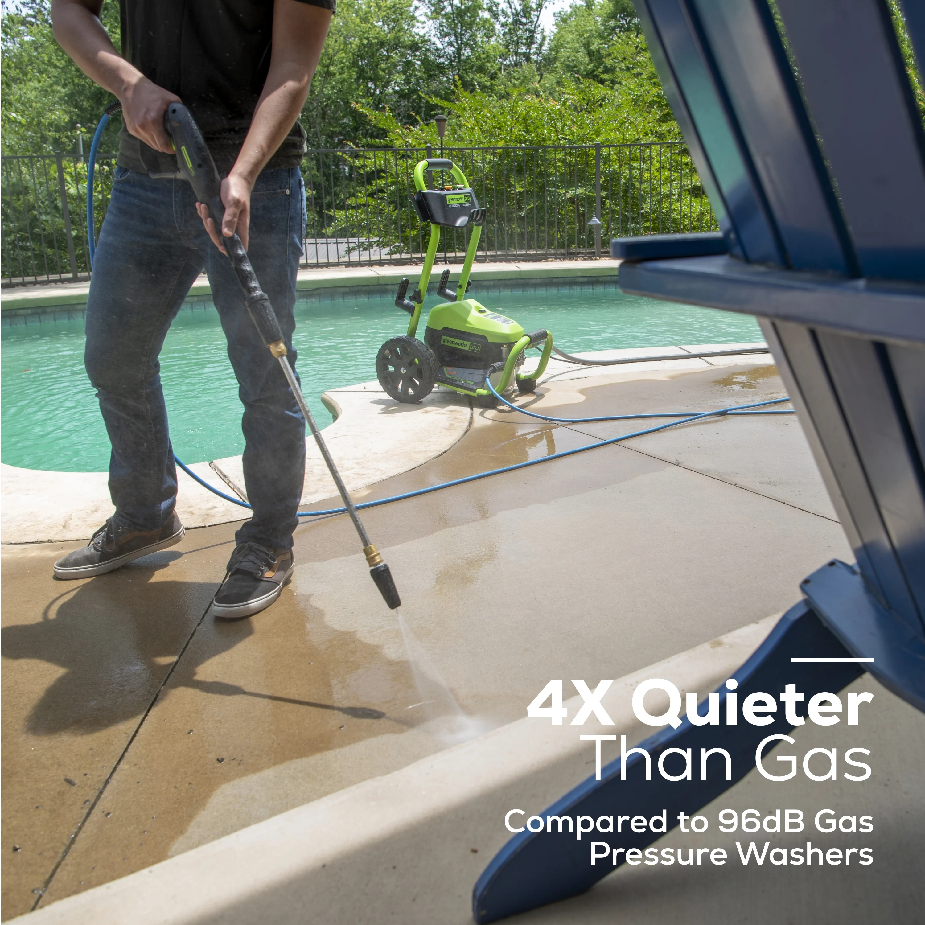 Greenworks OPEN BOX 2300 PSI 1.2 GPM Cold Water Electric Pressure Washer