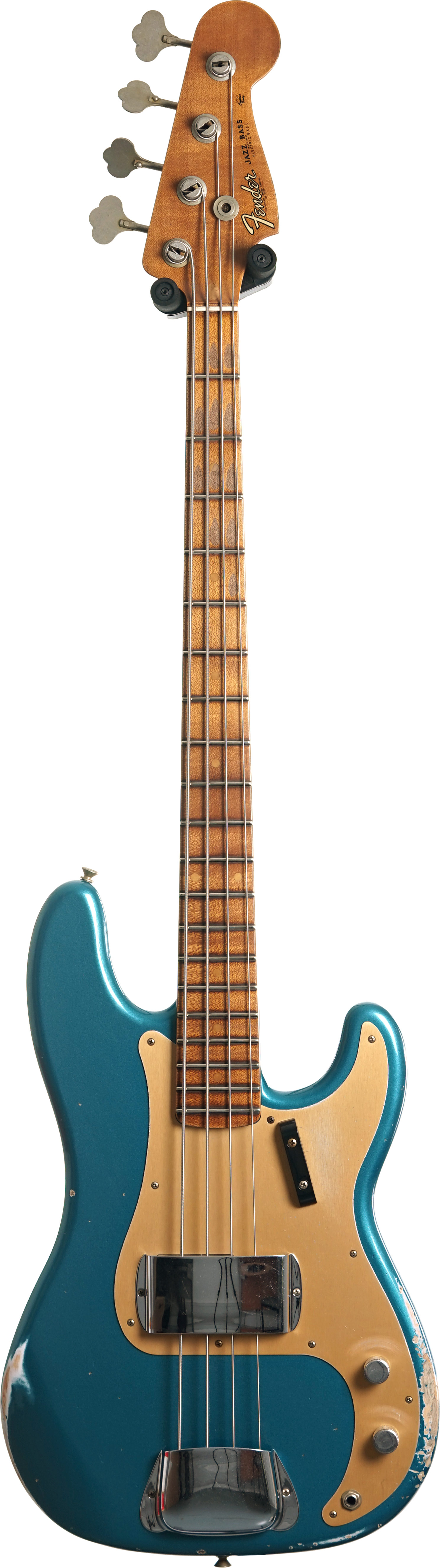 GUITARGUITAR Fender Custom Shop Precision Jazz Collection Bass Relic Ocean Turquoise #R143624