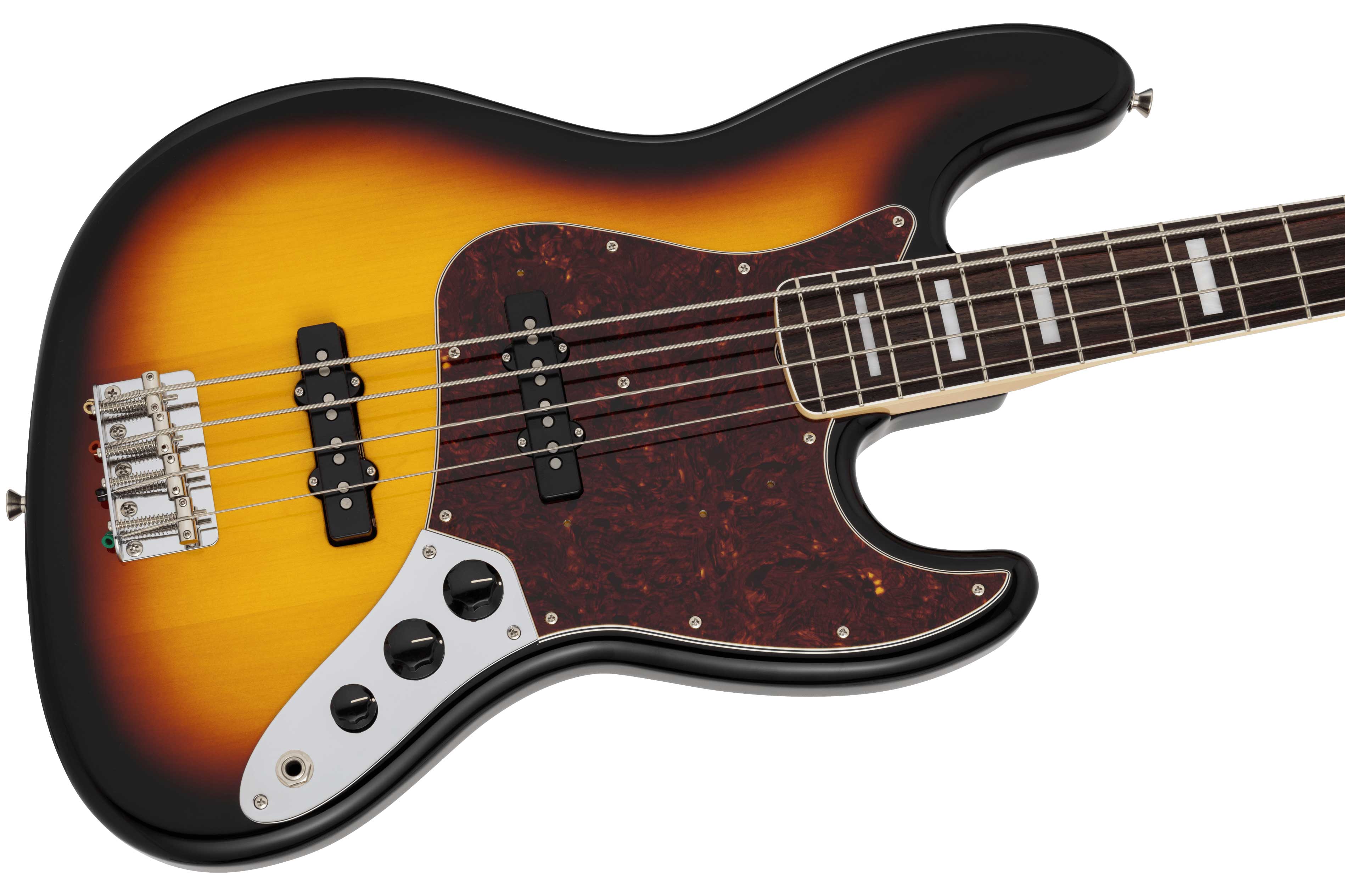 GUITARGUITAR Fender Made in Japan Traditional Late 60s Jazz Bass 3 Colour Sunburst Rosewood Fingerboard