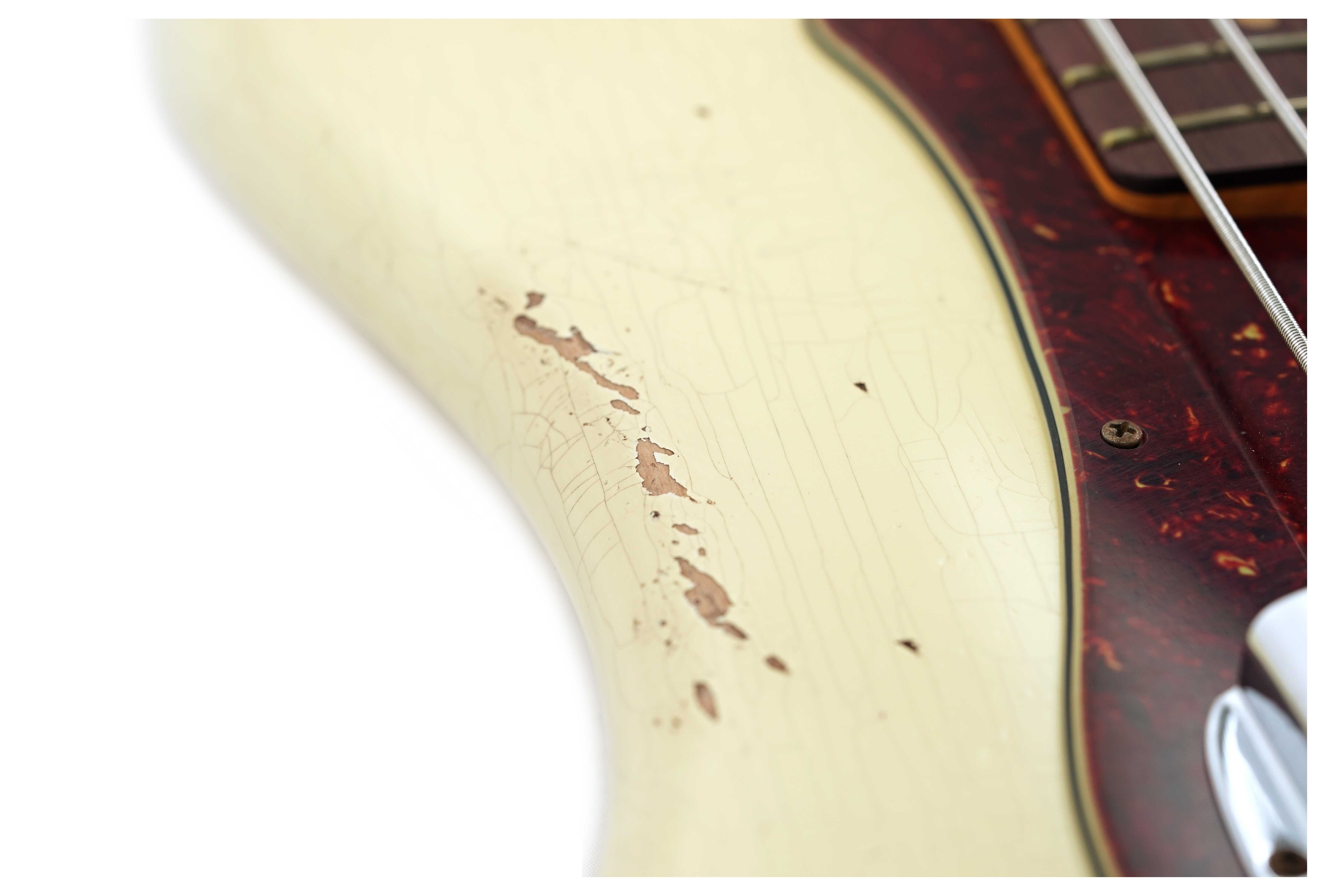 GUITARGUITAR Fender Custom Shop 64 Precision Bass Relic Aged Vintage White #CZ574241