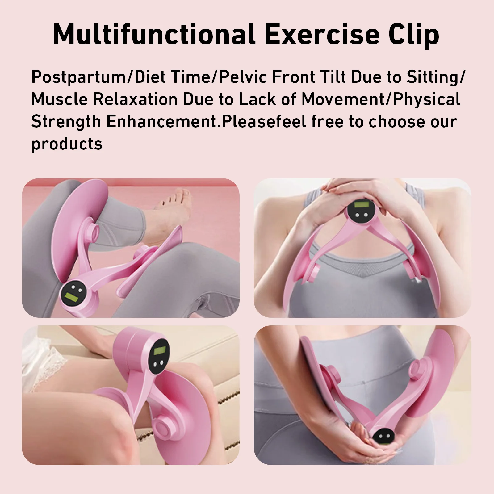 Thigh Exerciser, Hip and Pelvis Trainer,  for Women Home Gym