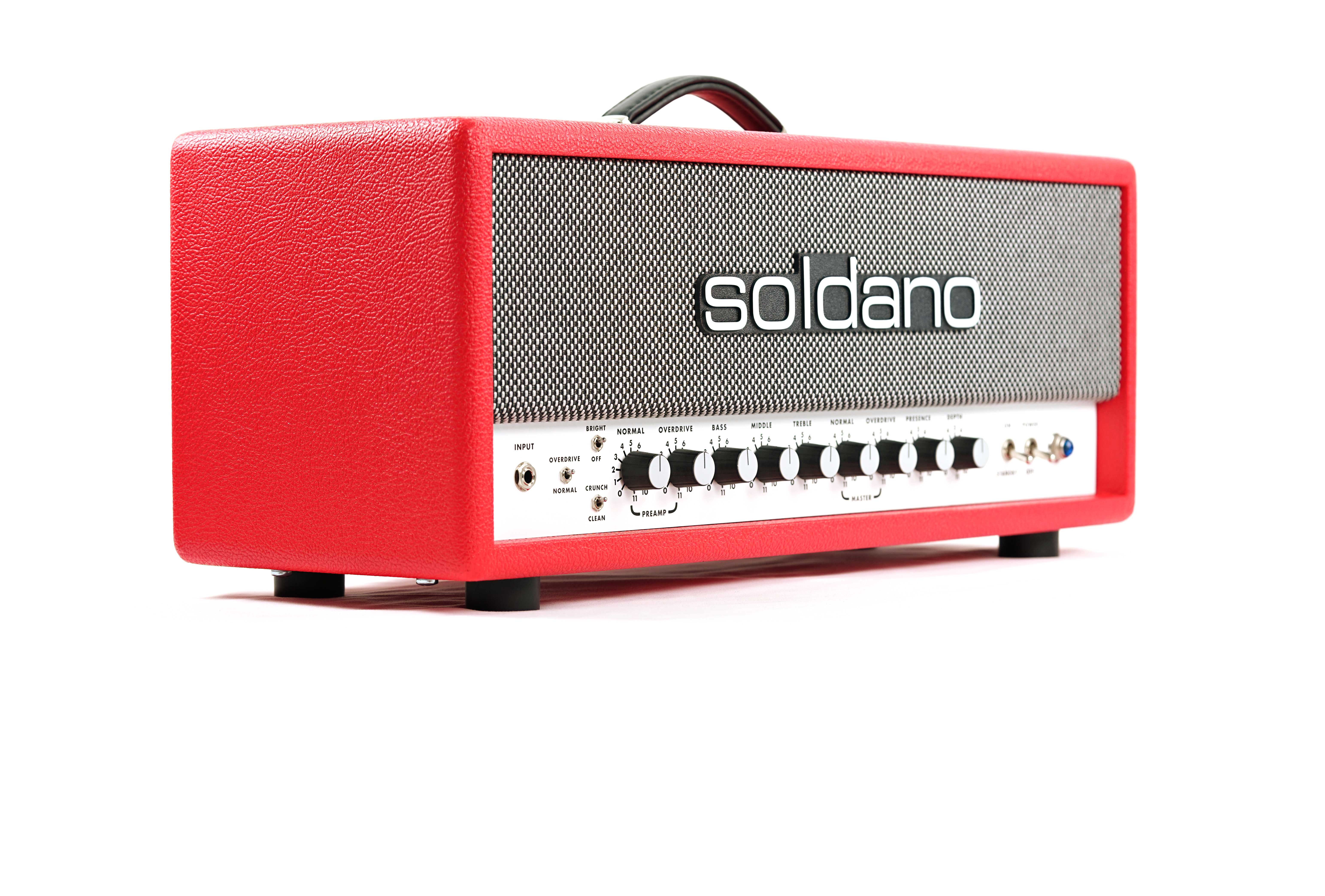 GUITARGUITAR Soldano SLO-100 Red Tolex Valve Amp Head