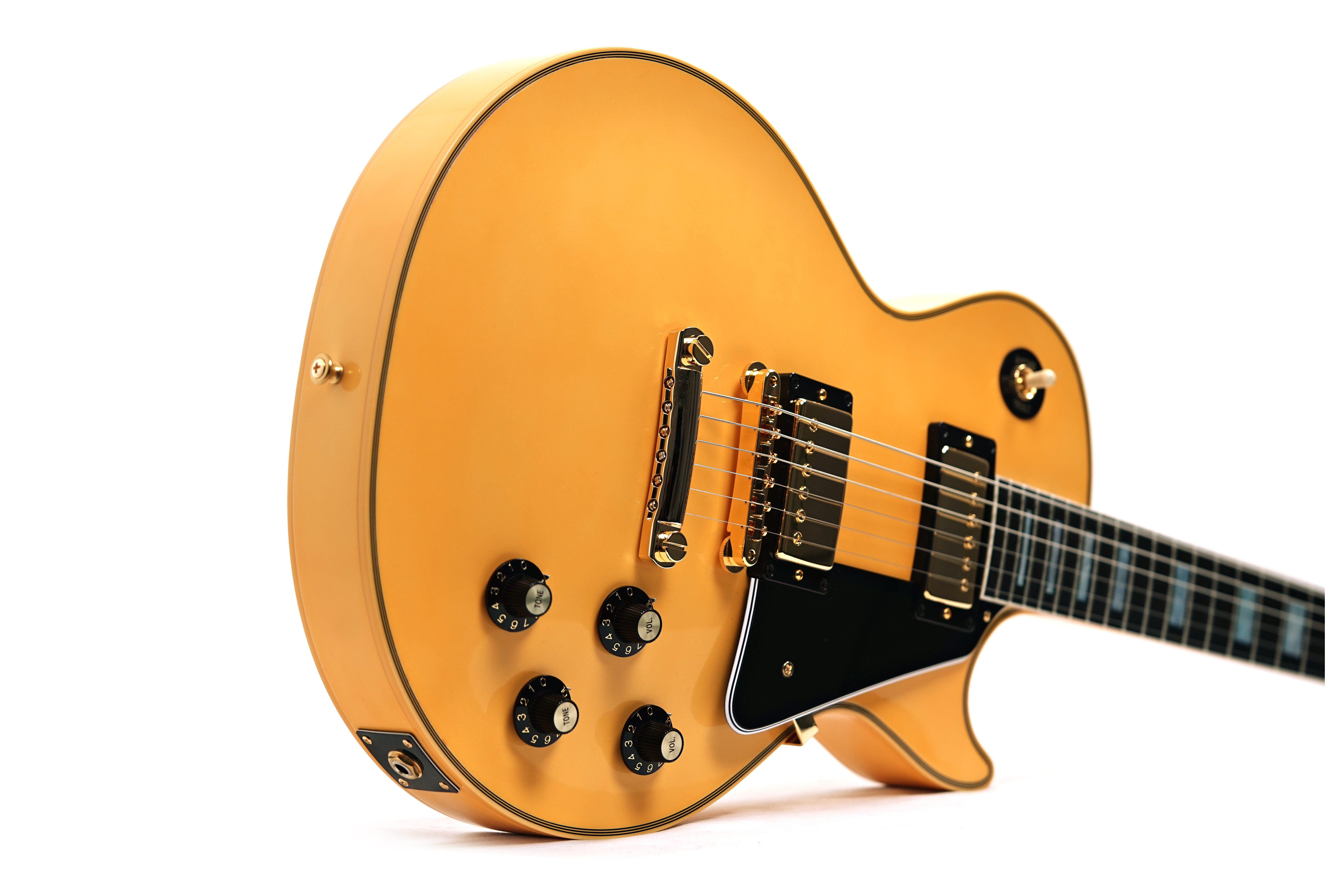 GUITARGUITAR Gibson Custom Shop Made 2 Measure 1968 Les Paul Custom Heavy Antique White VOS Gold Hardware #508048