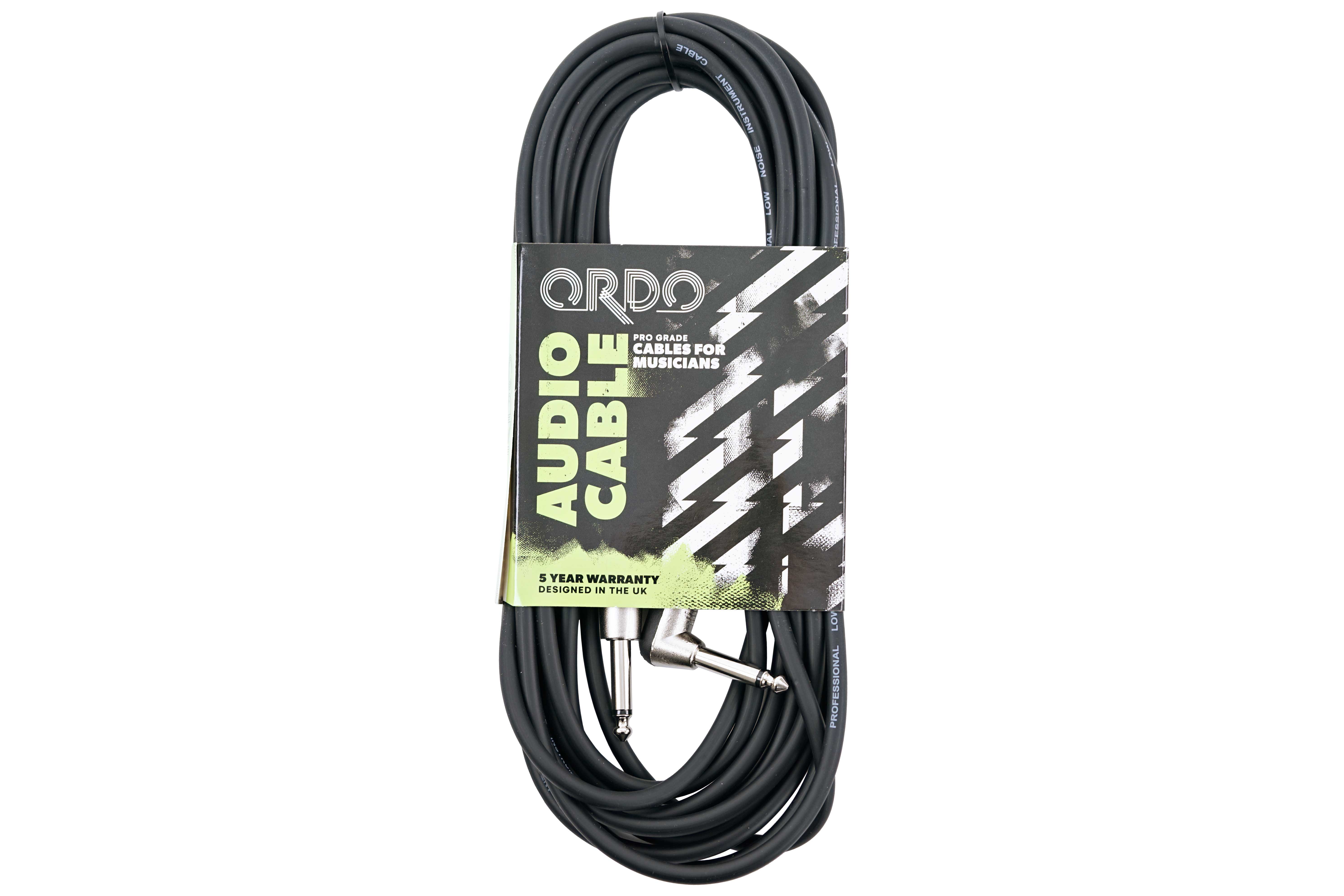 GUITARGUITAR Ordo 20ft/6m Angled Instrument Cable