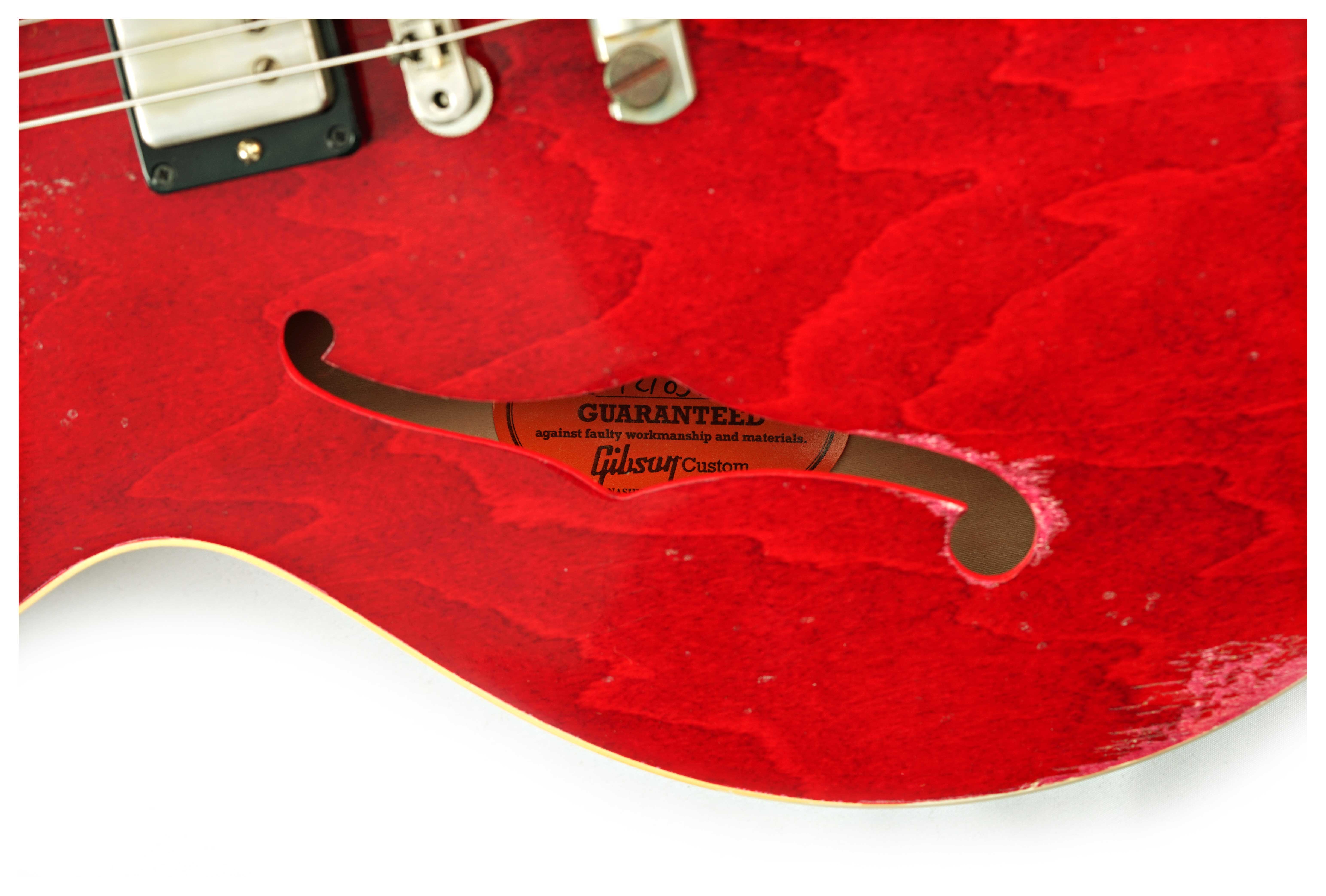 GUITARGUITAR Gibson Custom Shop 1961 ES-335 Reissue Heavy Aged 60s Cherry #121056