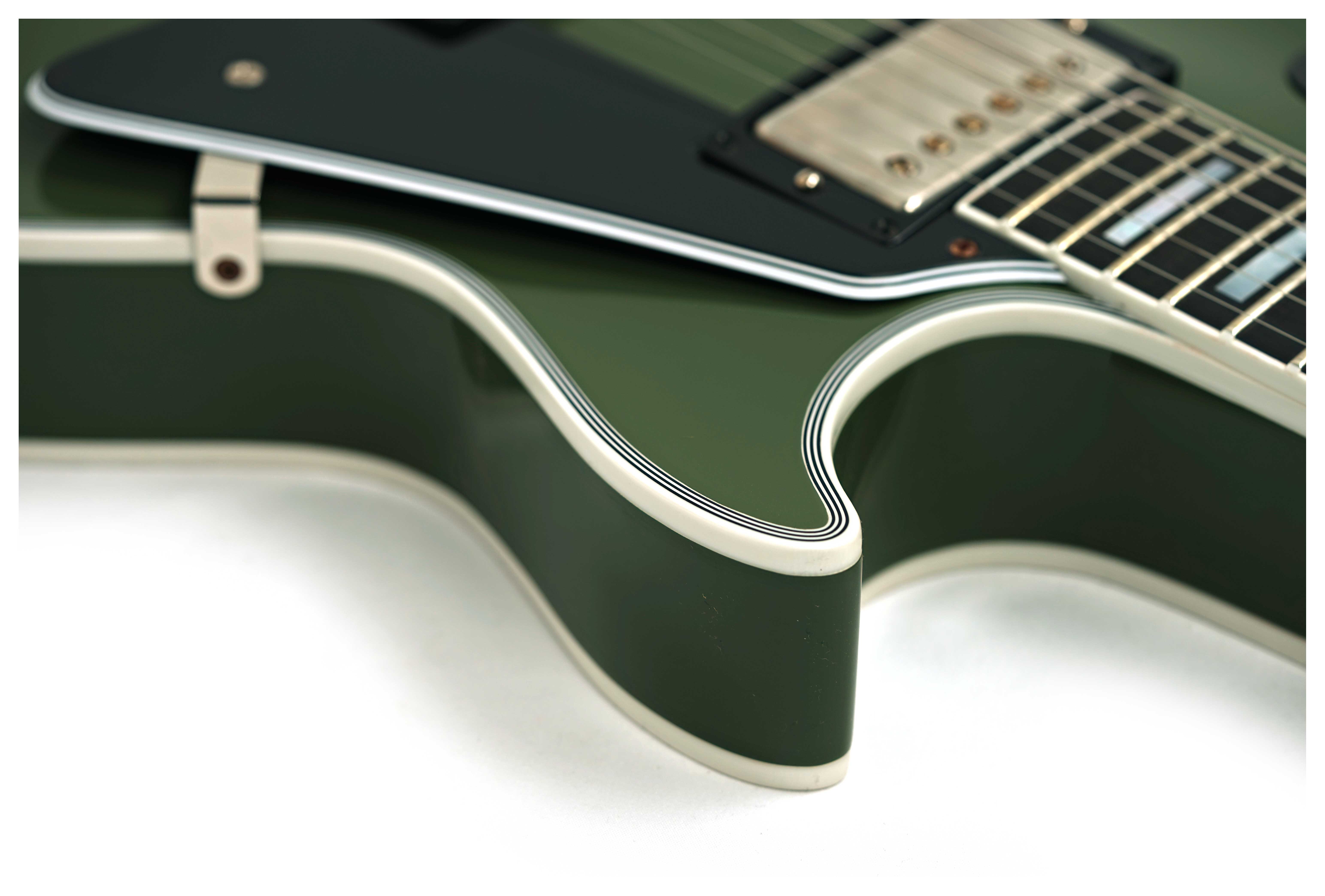GUITARGUITAR Gibson Custom Shop Dealer Select 1968 Les Paul Custom VOS Olive Drab  #505928