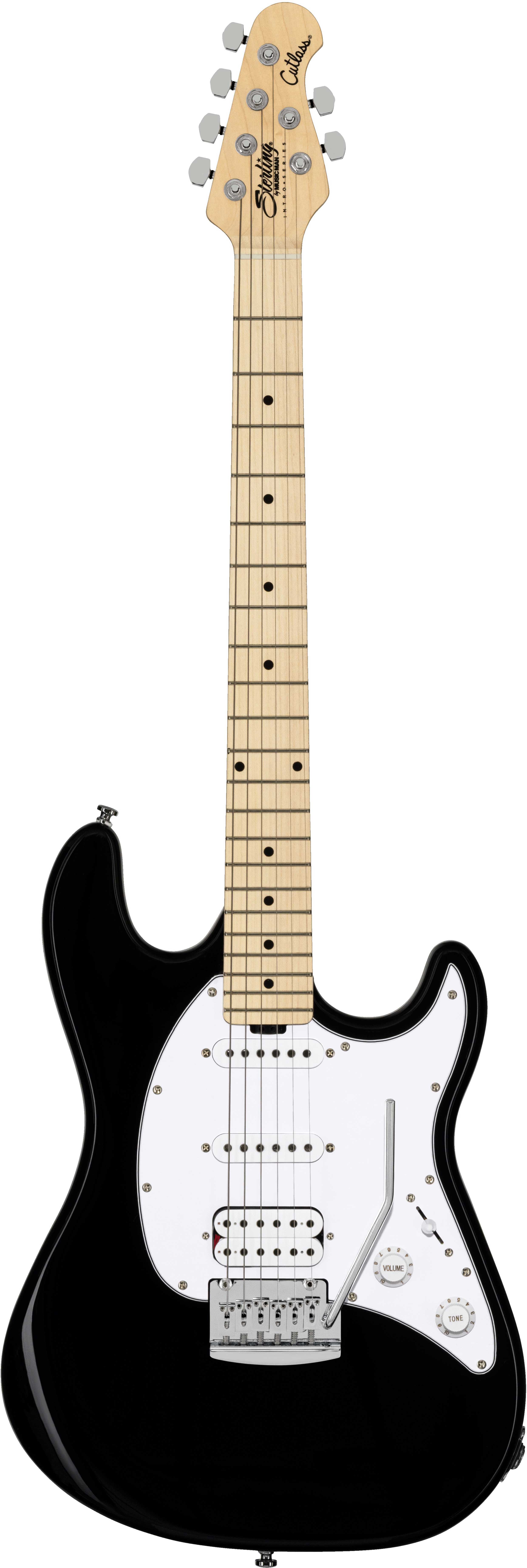 GUITARGUITAR Music Man Sterling Intro Series Cutlass CT20HSS Black Maple Fingerboard