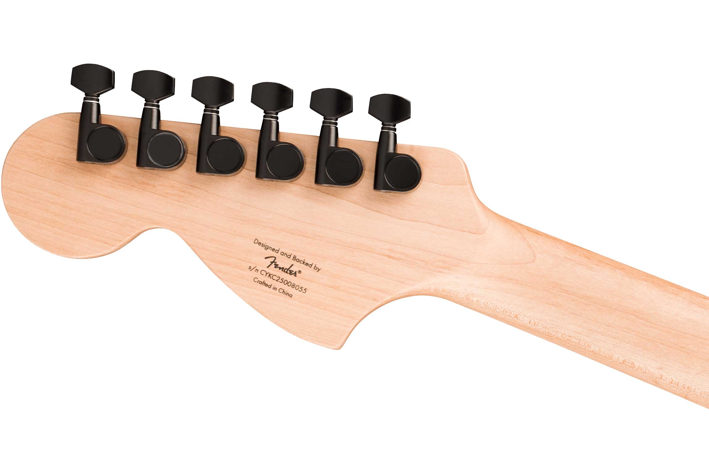 GUITARGUITAR Squier FSR Affinity Stratocaster HH Metallic Black Indian Laurel Fingerboard