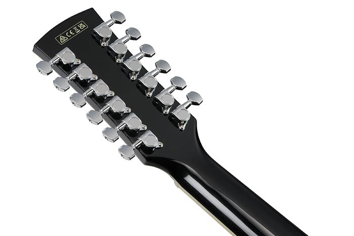 GUITARGUITAR Ibanez AJ7012M1E 12 String Black High Gloss