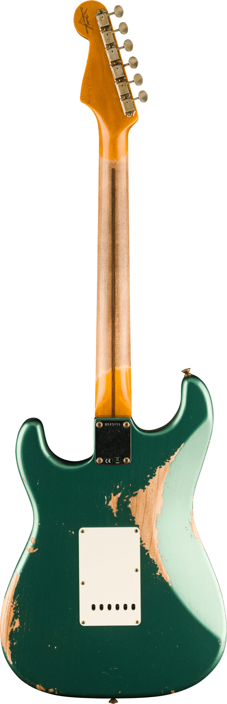 GUITARGUITAR Fender Custom Shop 1957 Stratocaster Heavy Relic Aged Sherwood Green Metallic
