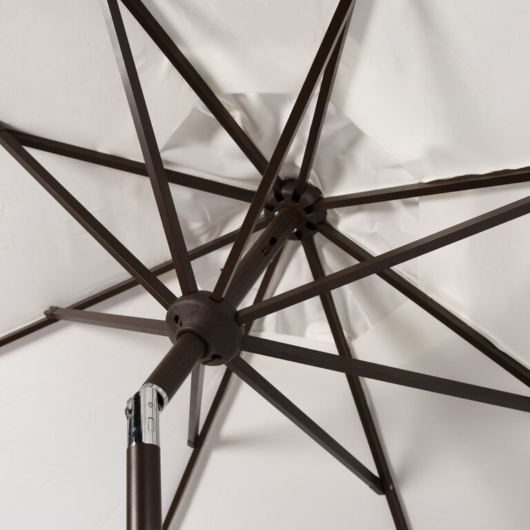 World Market Scalloped 9 Foot Tilting Patio Umbrella